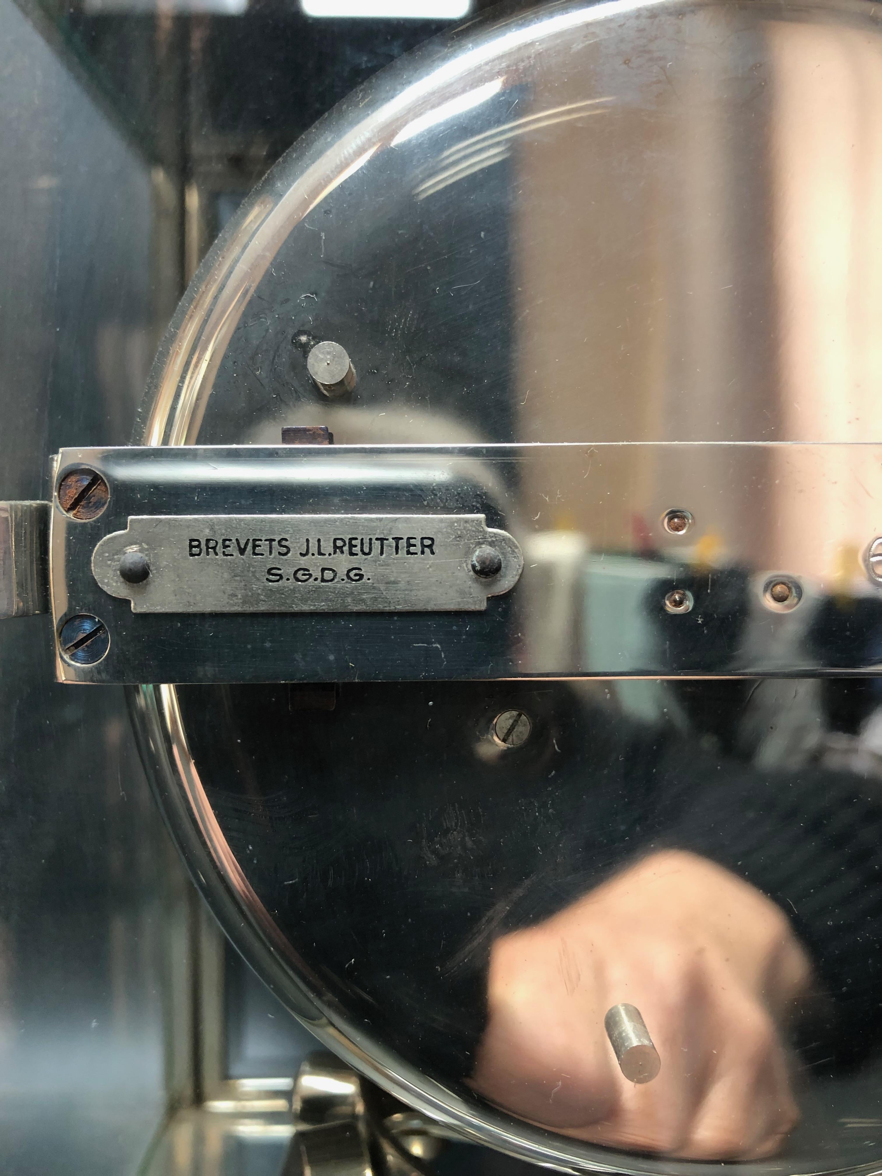 20th Century Atmos Perpetual clock by Jean Léon REUTTER 1899/1971 For Sale