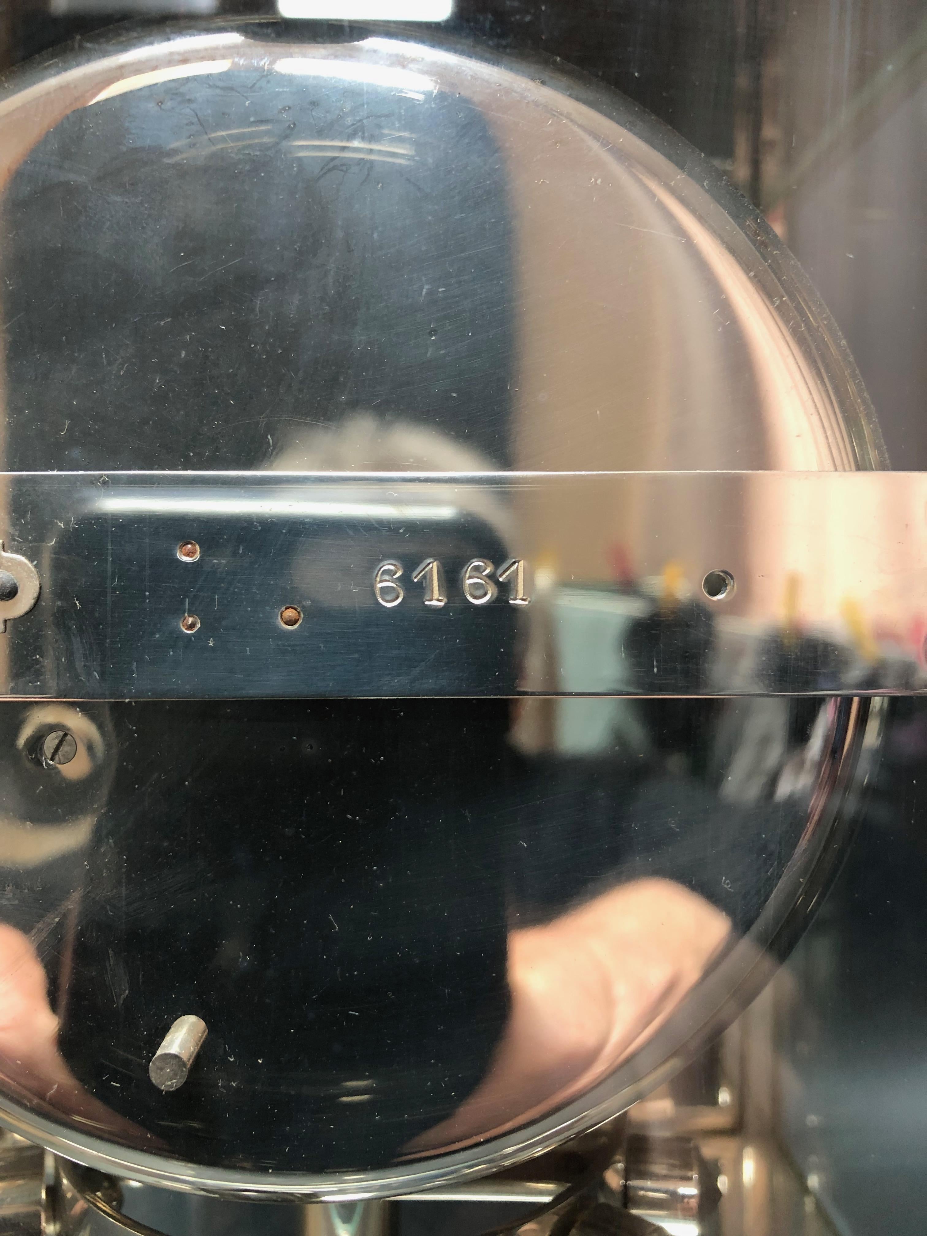 Bronze Atmos Perpetual clock by Jean Léon REUTTER 1899/1971 For Sale