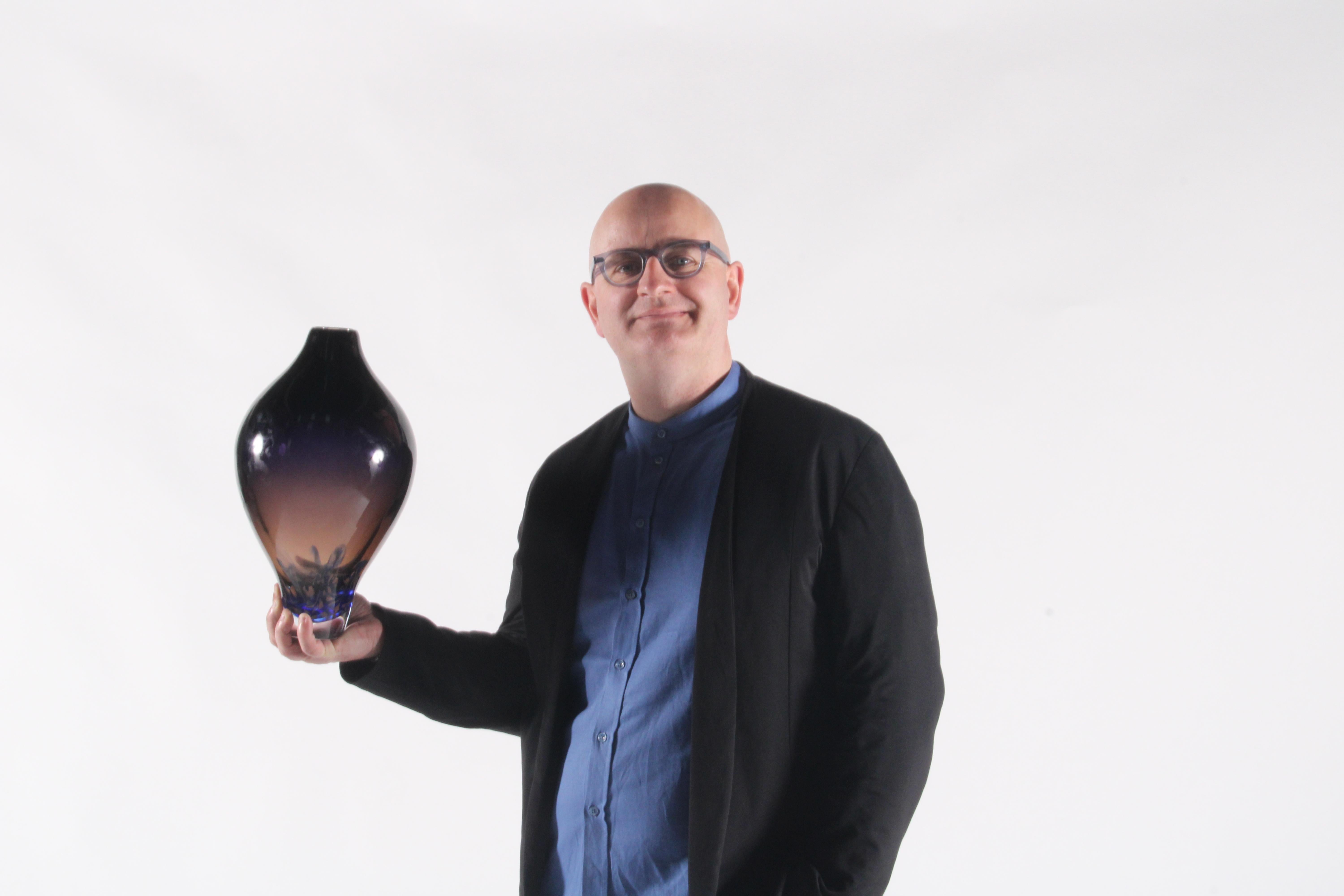 Vase italien en verre soufflé à la main « Atmosphere » de Giorgetti - Livraison gratuite dans le monde entier en vente 2