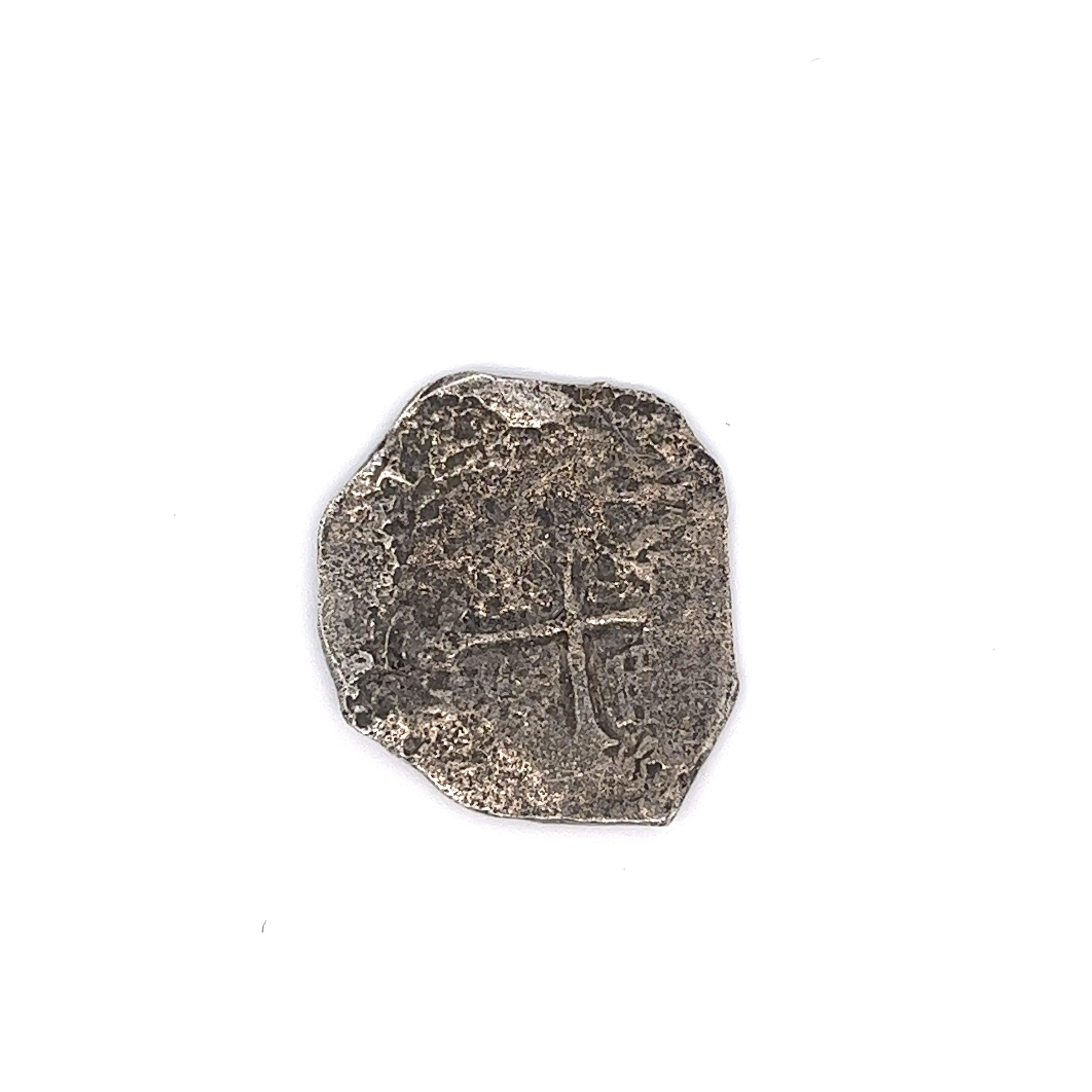 Original Atocha Coin 4 Reale Grade 2 Mexico Mint Unmounted #85A-159726. Complet avec le certificat original signé par Mel Fisher de Treasure Salvors INC. 

La dénomination 4 Reale devient de plus en plus rare : la plupart des pièces à bord de