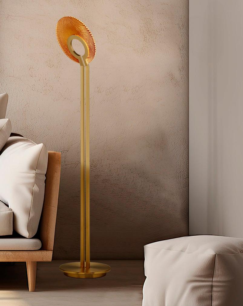 Atollo Floor Lamp by Euroluce Lampadari
Dimensions: Ø 30 x H 150 cm.
Materials: Metal and glass.

Available in different colors. Prices may vary. All our lamps can be wired according to each country. If sold to the USA it will be wired for the USA