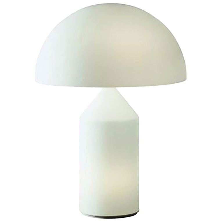 Atollo Glass Table Lamp by Vico Magistretti for Oluce For Sale