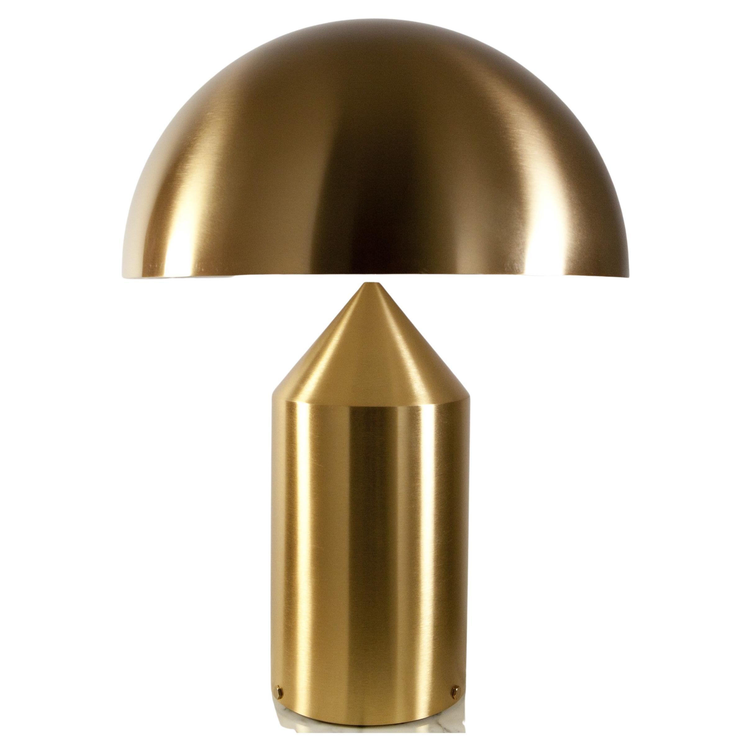 Atollo Gold Table Lamp by  Vico Magistretti for Oluce