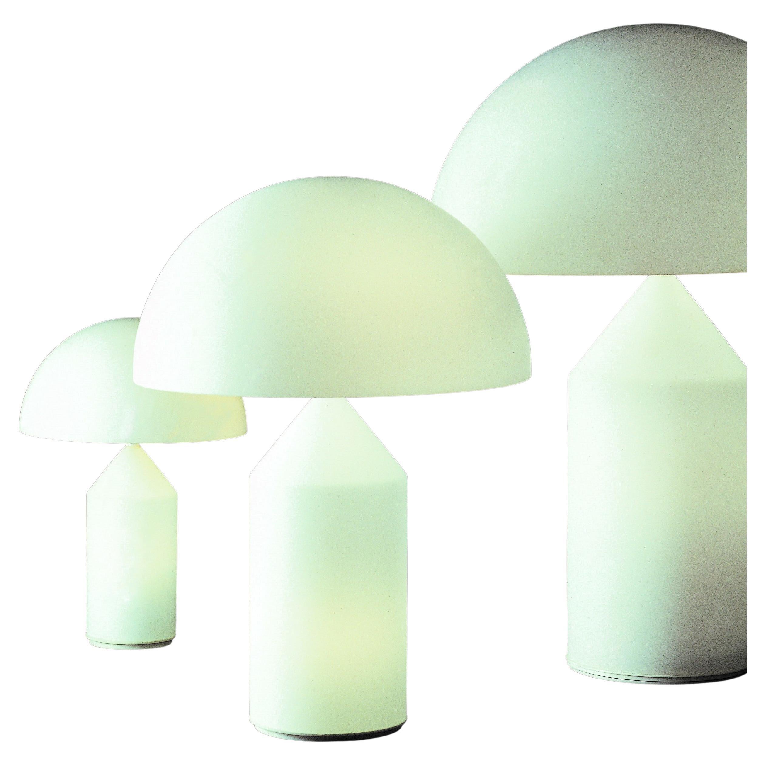 Atollo Opal Table Lamp by  Vico Magistretti for Oluce