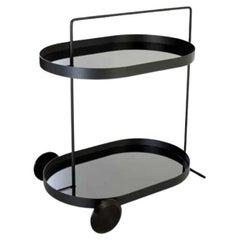 Atollo Oval Serving Cart by Filippo Mambretti for minottiitalia