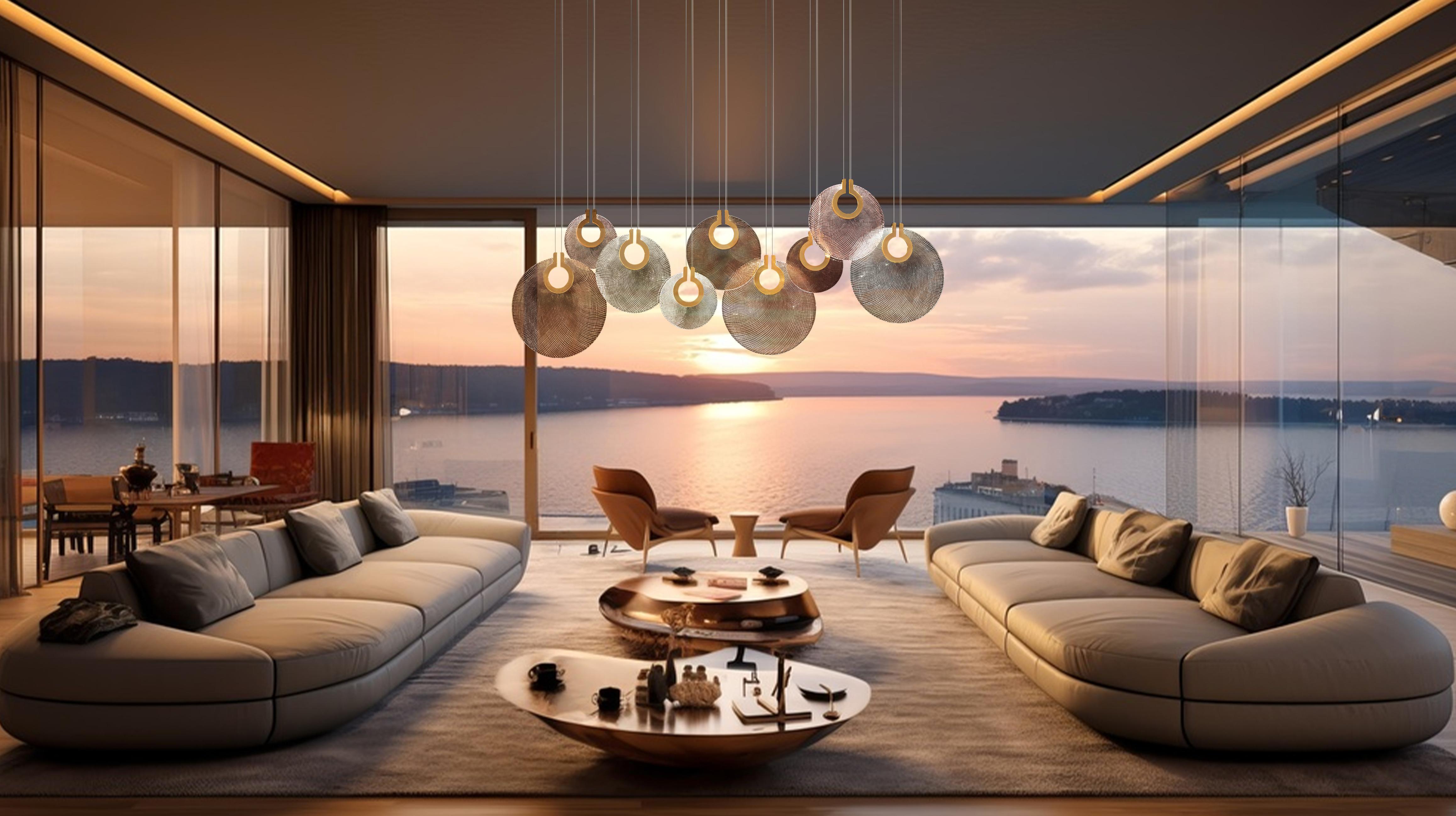 Lampada a sospensione Atollo S3 di Euroluce Lampadari In condizioni Nuovo in vendita a Geneve, CH