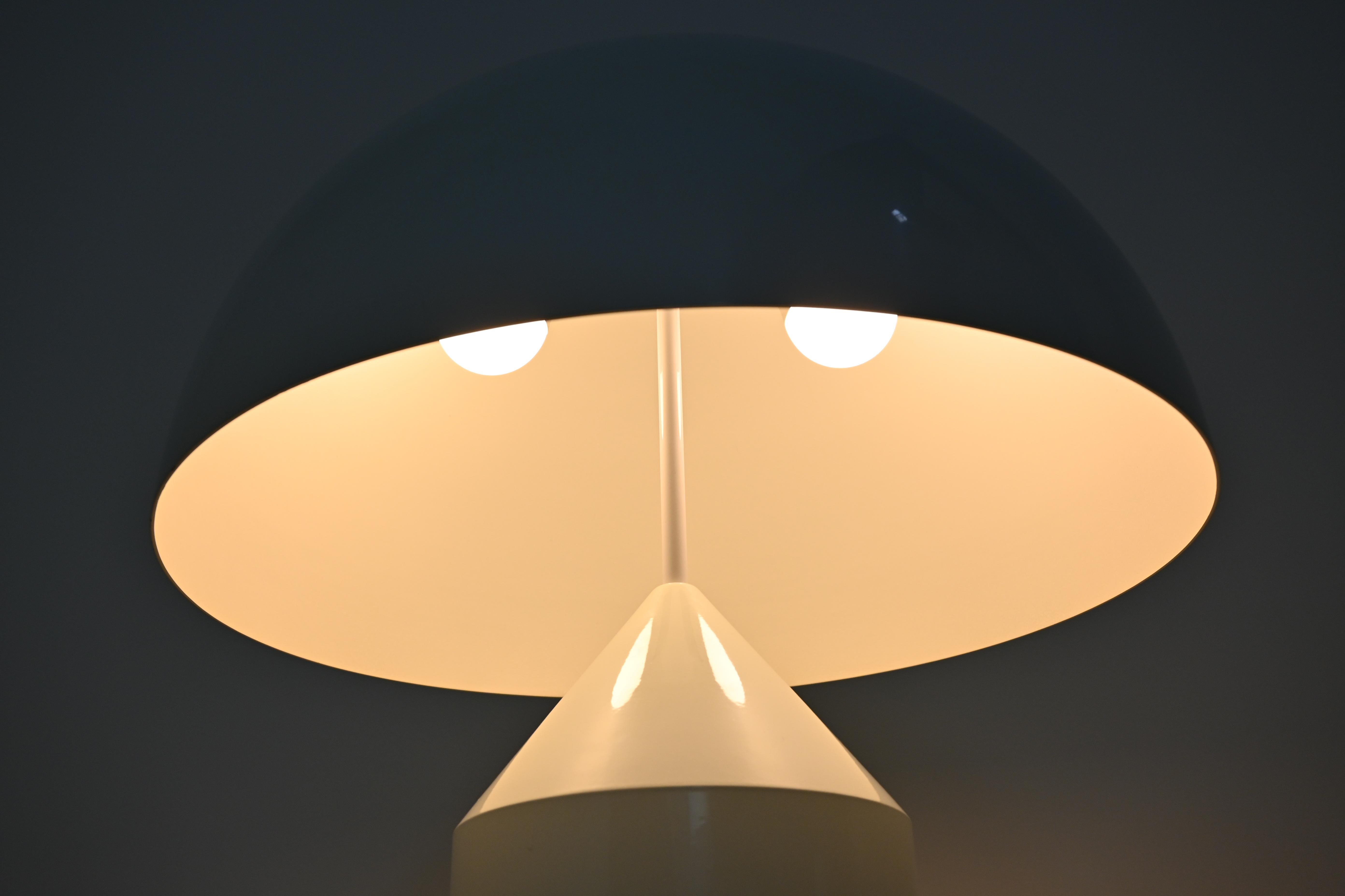 Atollo Table Lamp by Vico Magistretti for Oluce, 1977, 1st edition For Sale 5