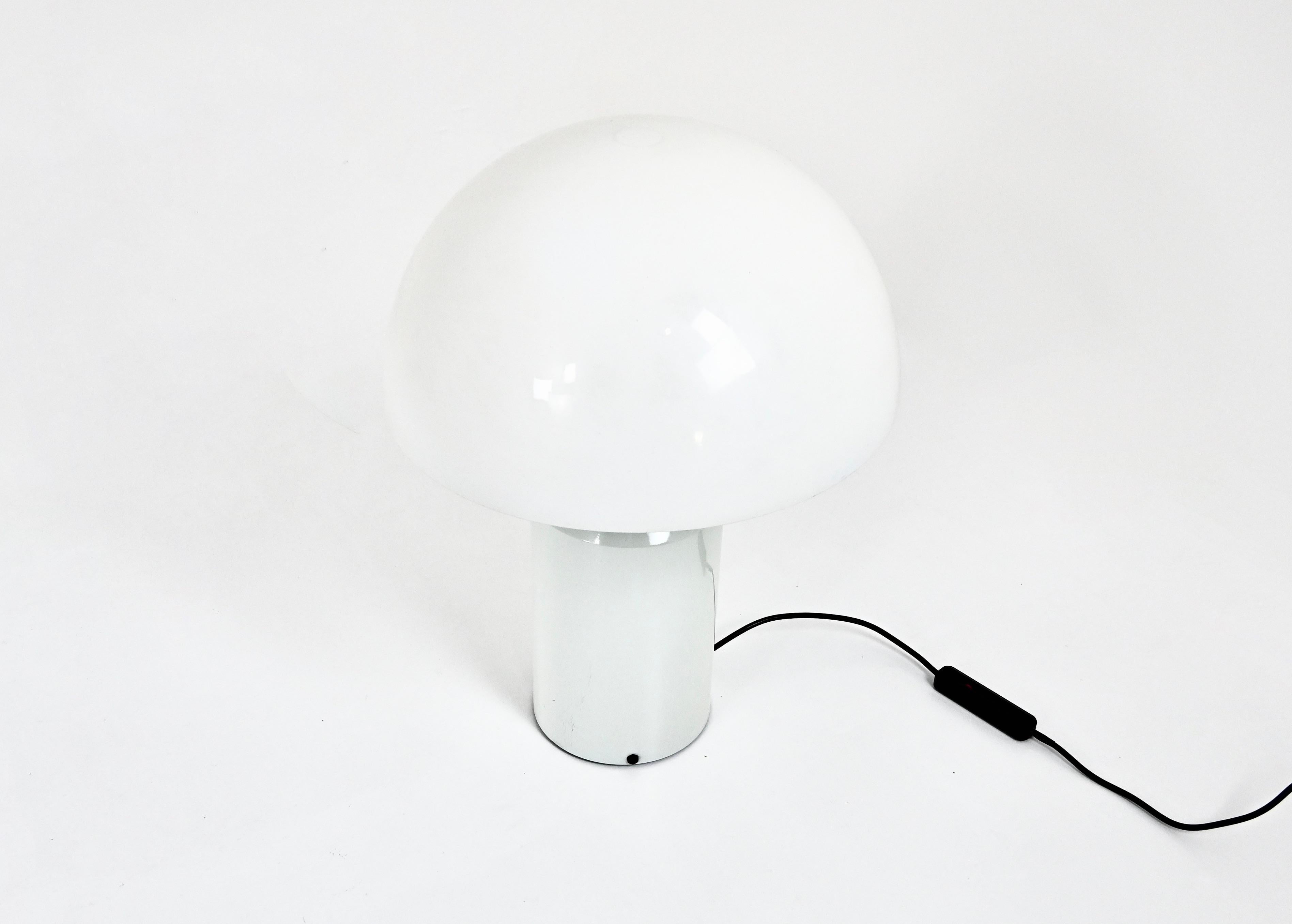 Italian Atollo Table Lamp by Vico Magistretti for Oluce, 1977, 1st edition For Sale