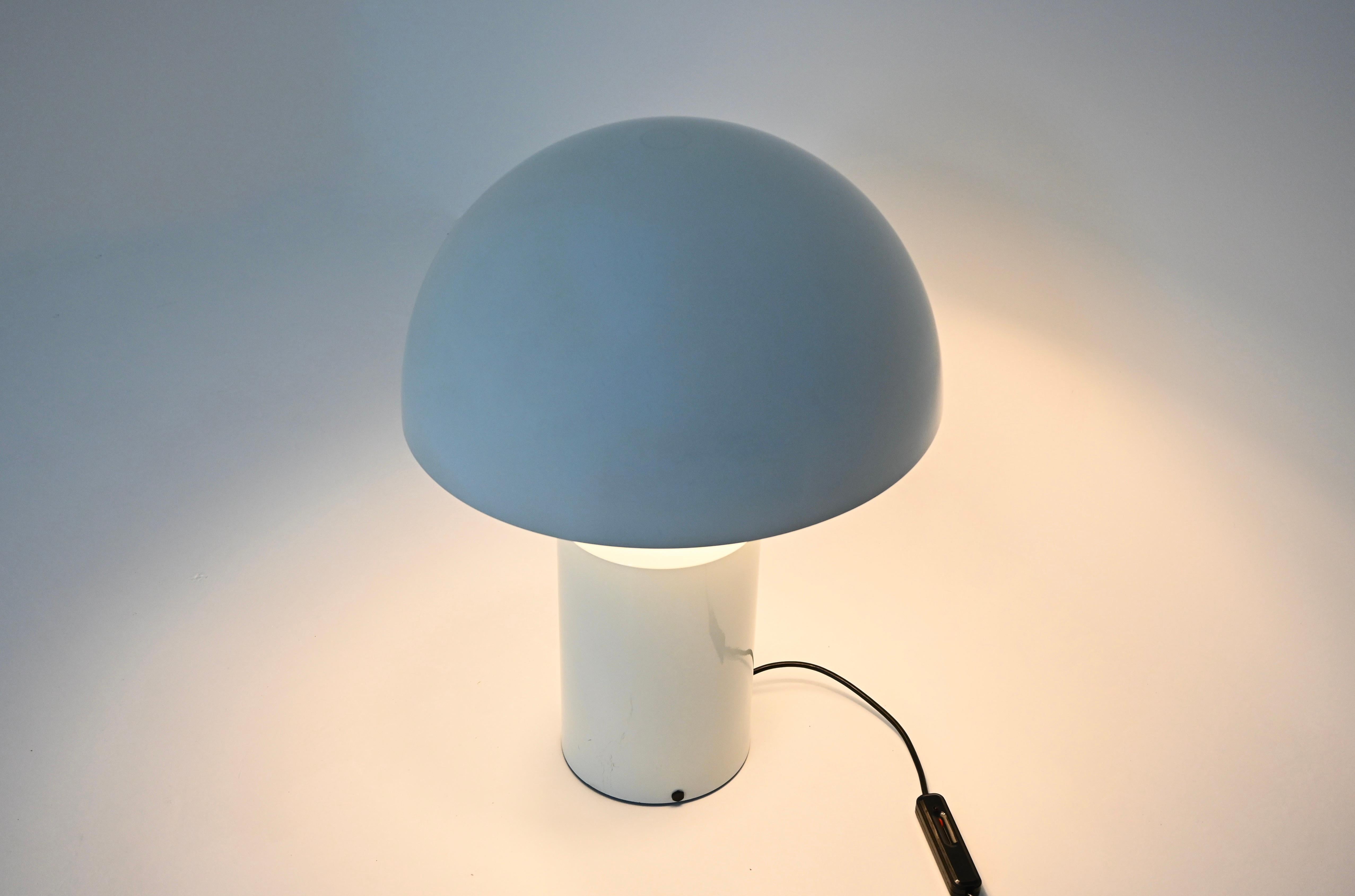 Atollo Table Lamp by Vico Magistretti for Oluce, 1977, 1st edition In Good Condition For Sale In bruxelles, BE