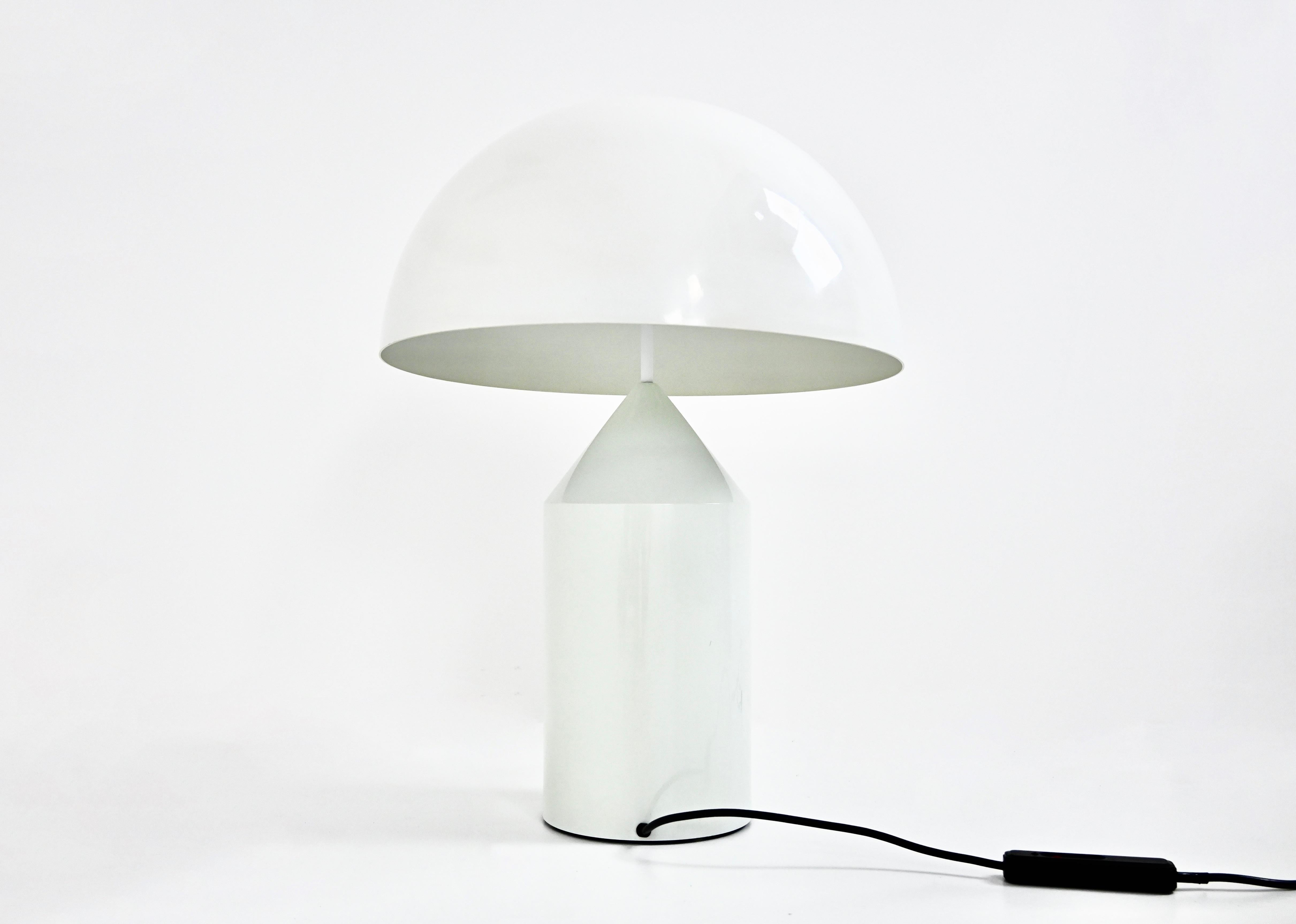 Aluminum Atollo Table Lamp by Vico Magistretti for Oluce, 1977, 1st edition For Sale