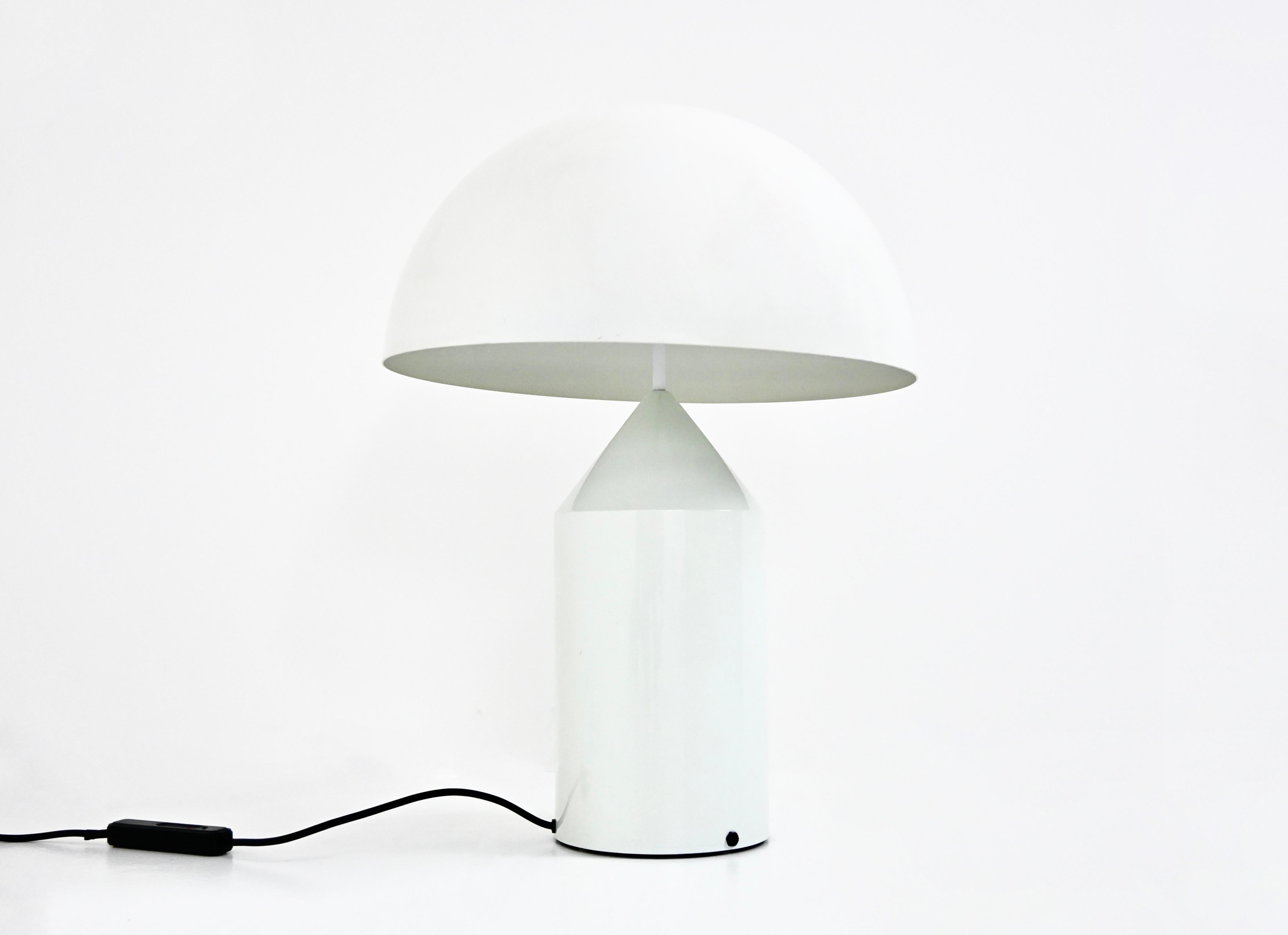 Atollo Table Lamp by Vico Magistretti for Oluce, 1977, 1st edition For Sale 1