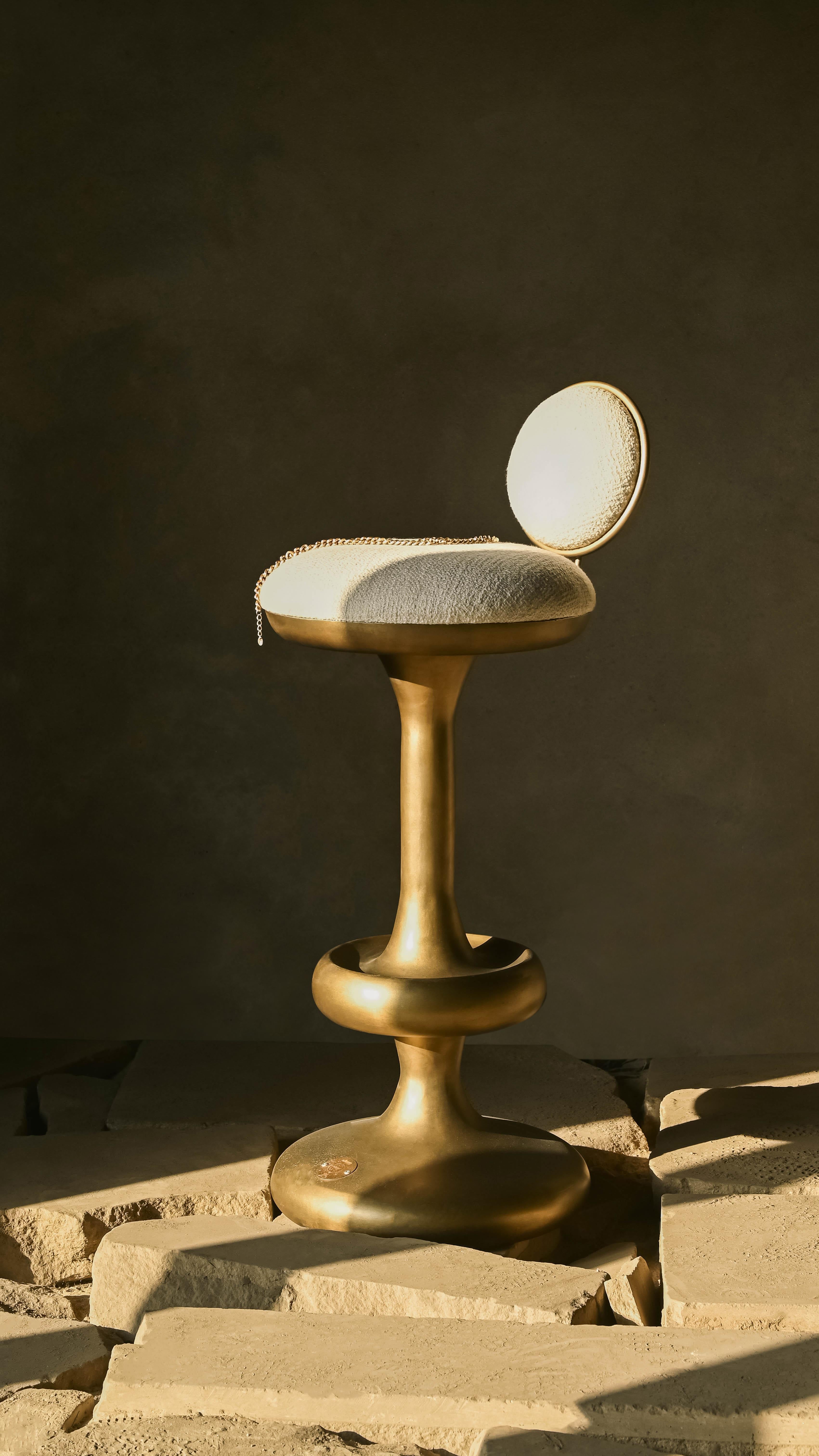 Atom Barstool by Studio Namit Khanna For Sale 4