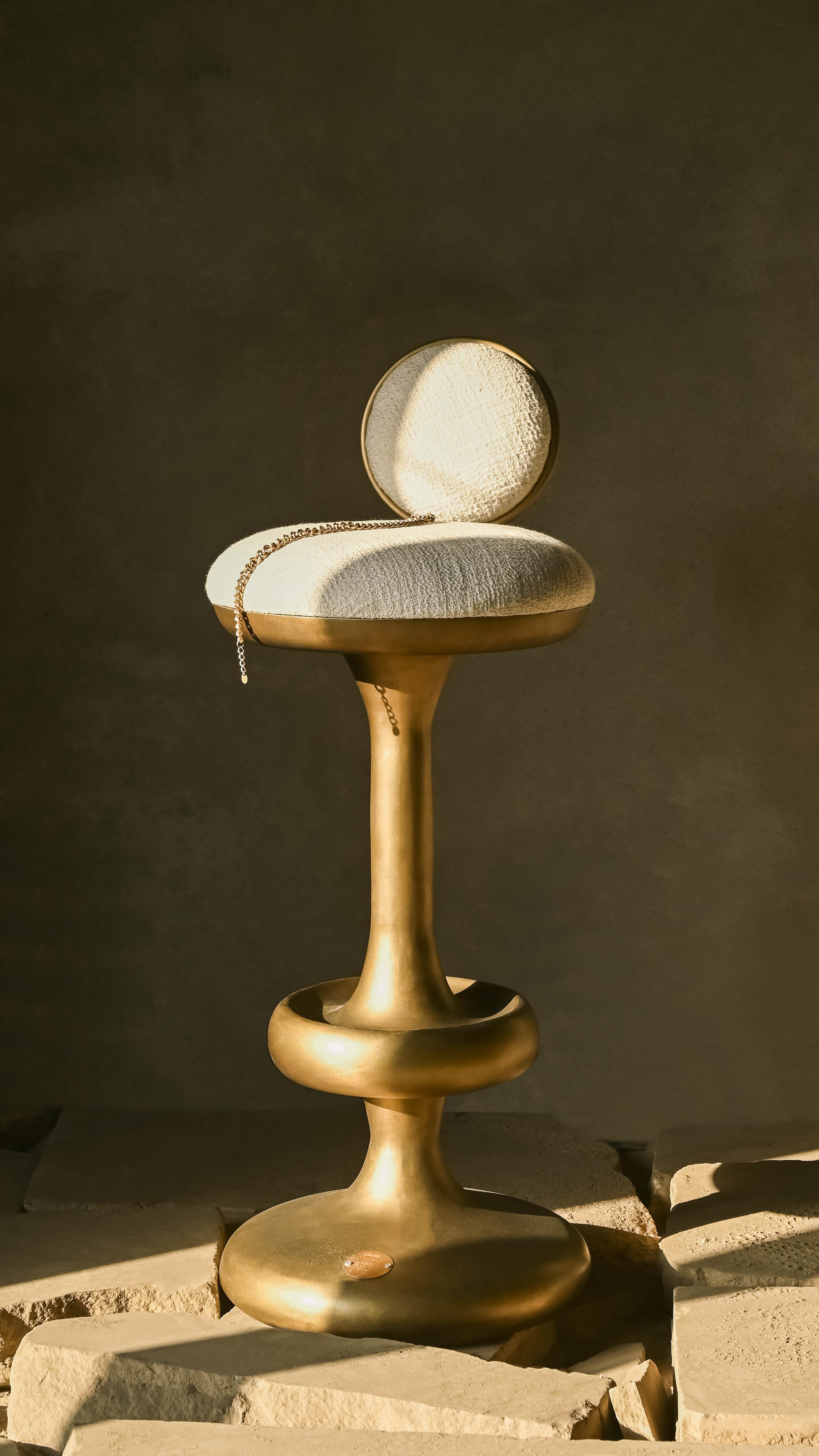 Atom Barstool by Studio Namit Khanna For Sale 5