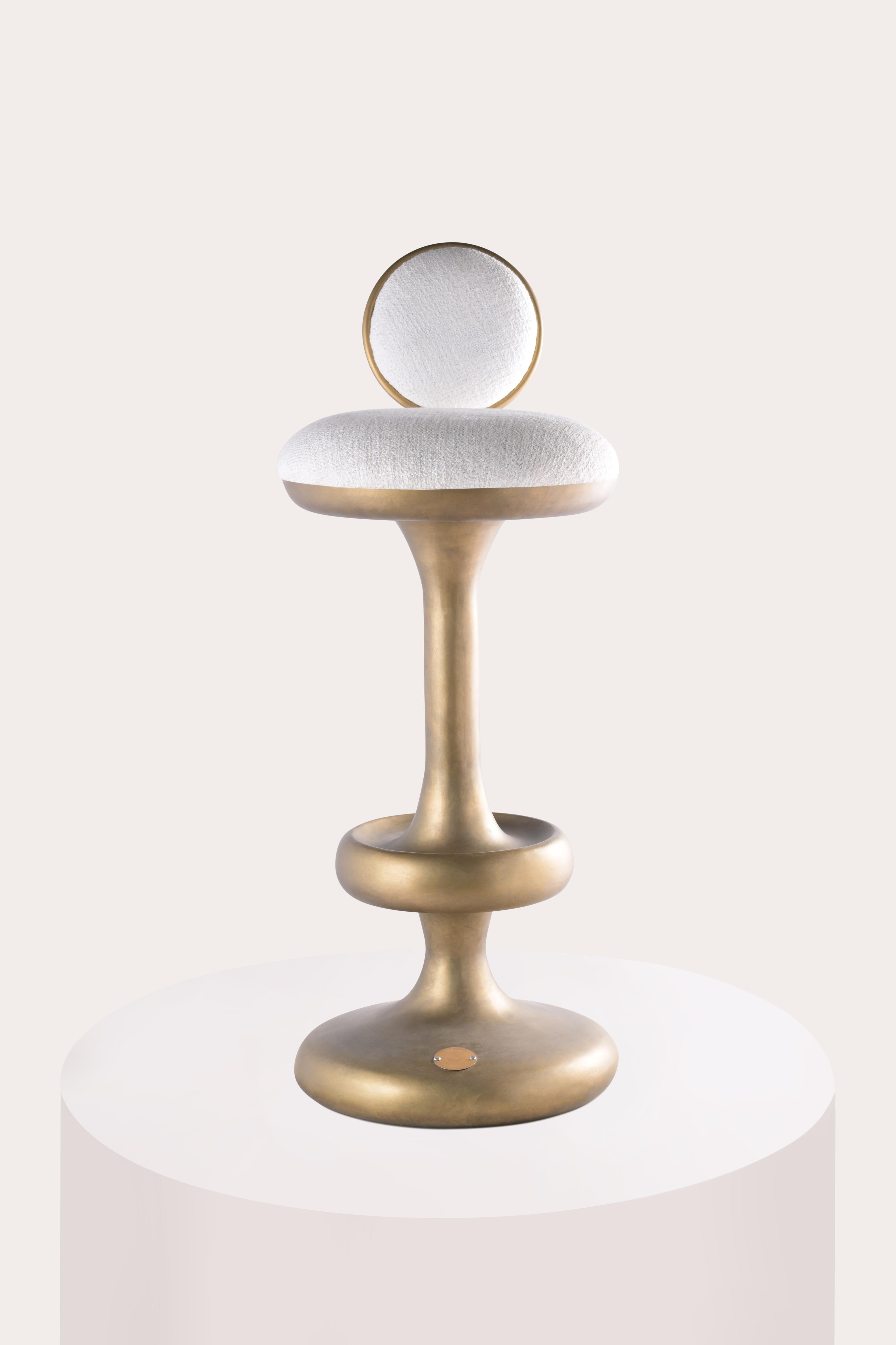 Atom Barstool by Studio Namit Khanna For Sale 11