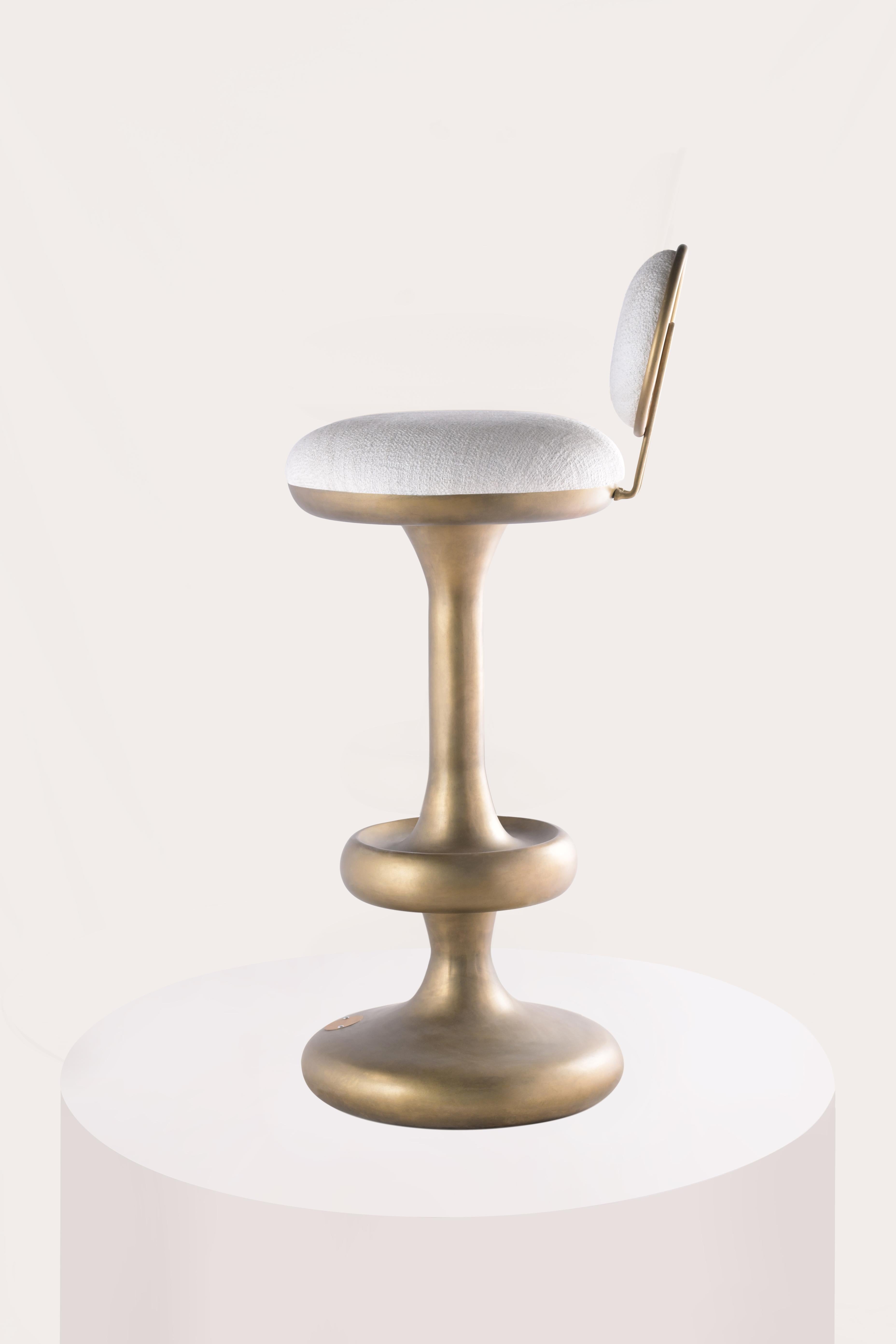 Atom Barstool by Studio Namit Khanna For Sale 12