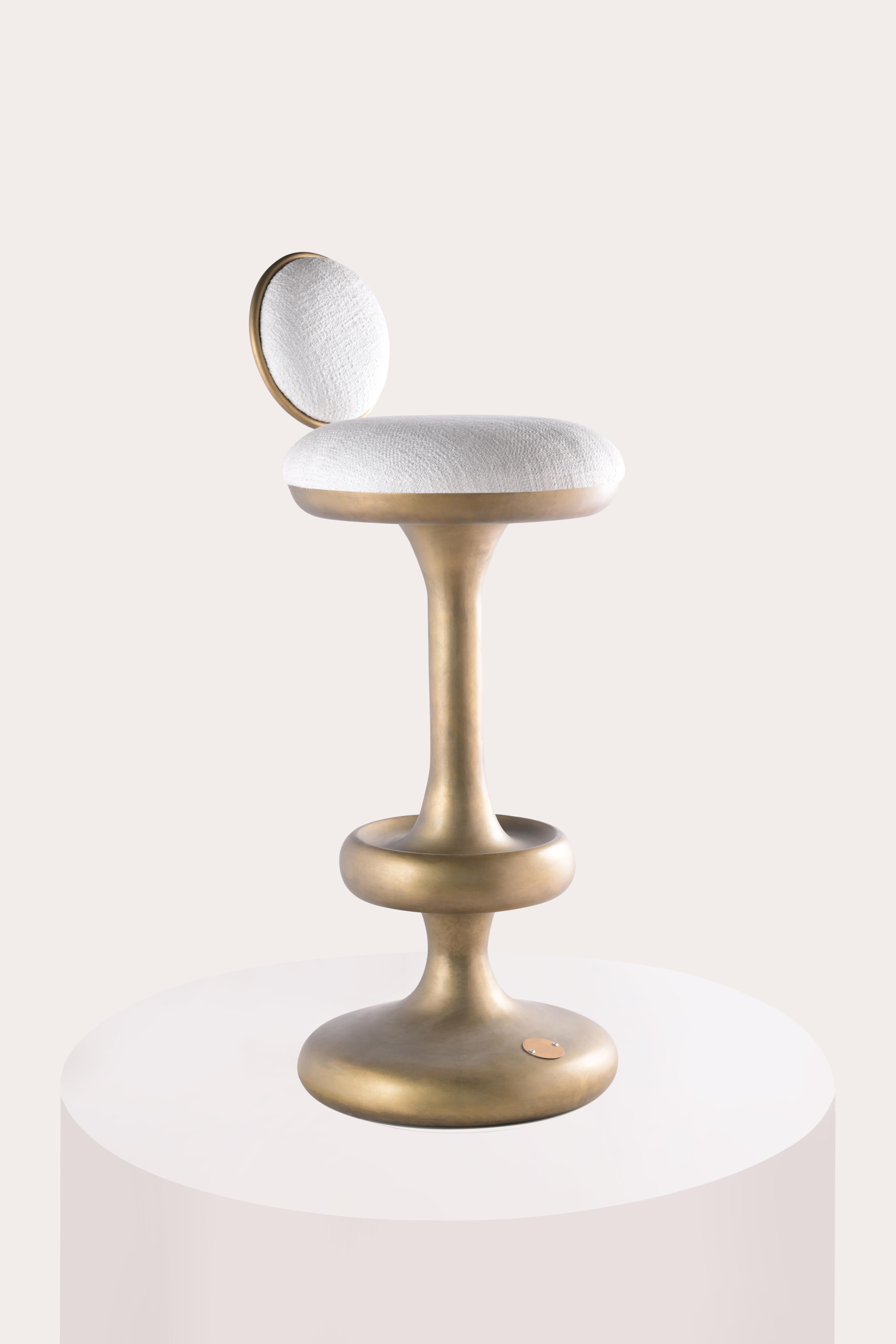 Atom Barstool by Studio Namit Khanna For Sale 13