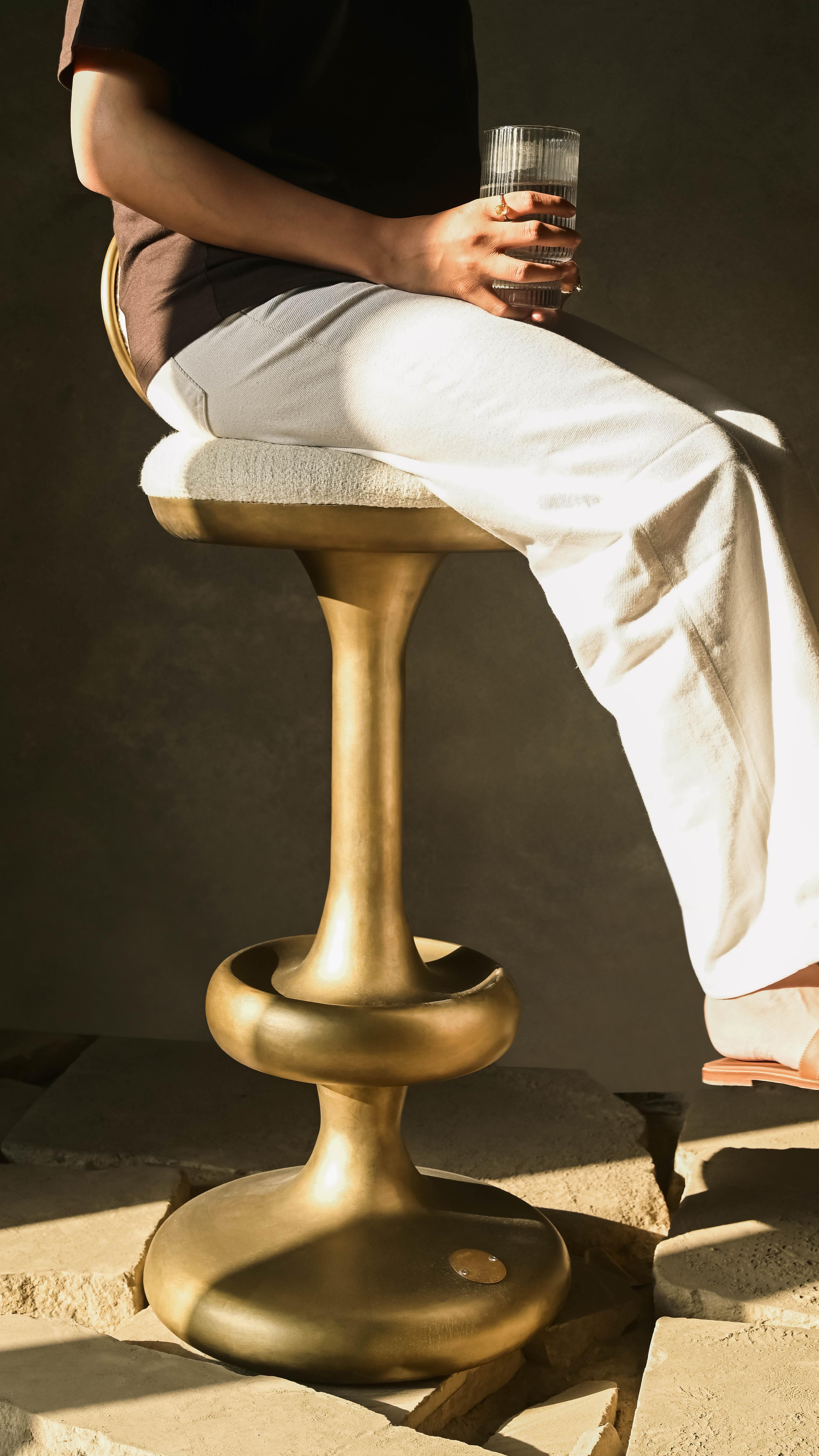 Atom Barstool by Studio Namit Khanna For Sale 1