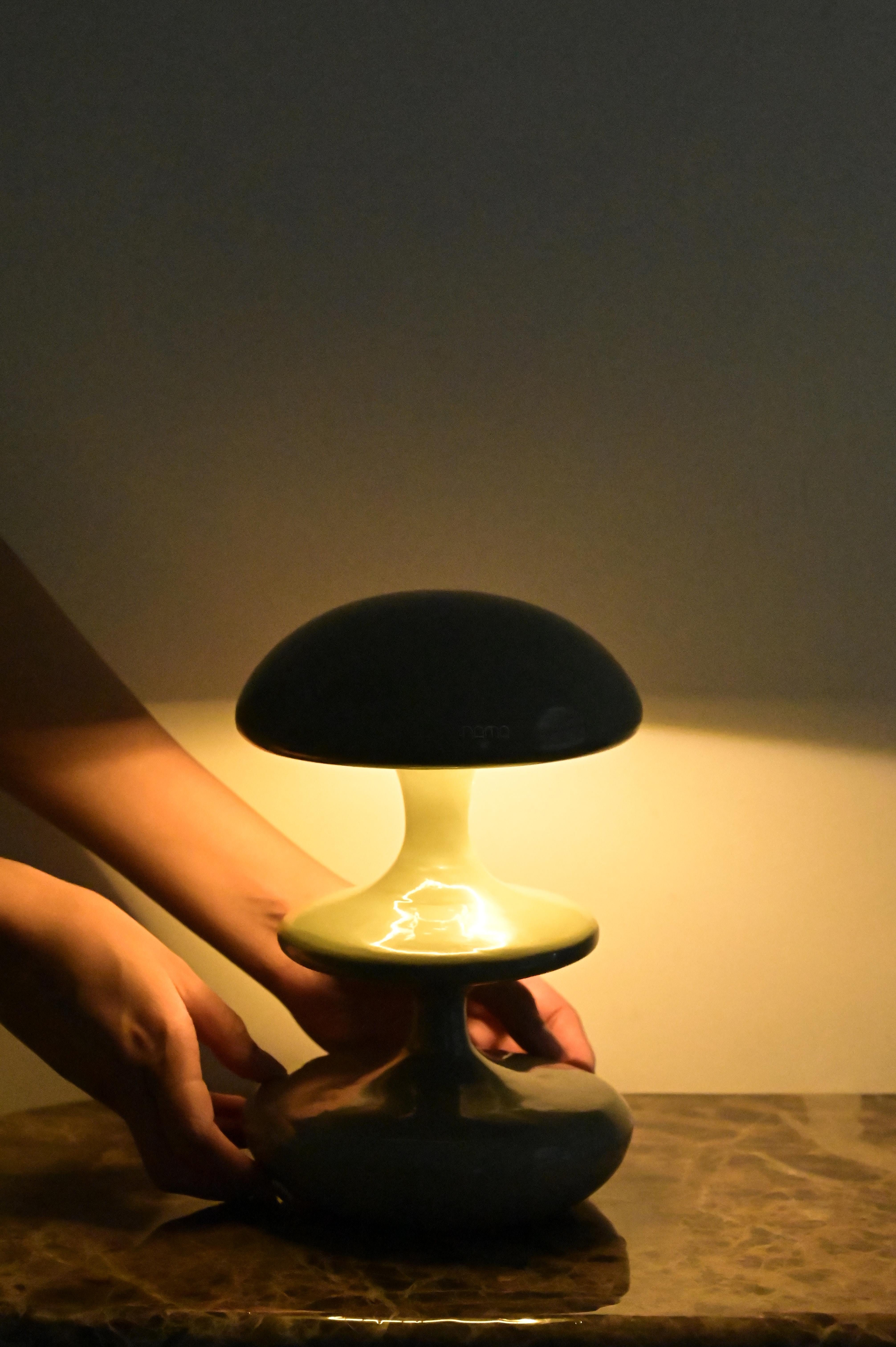 Etched Atom Table Lamp by Studio Namit Khanna For Sale
