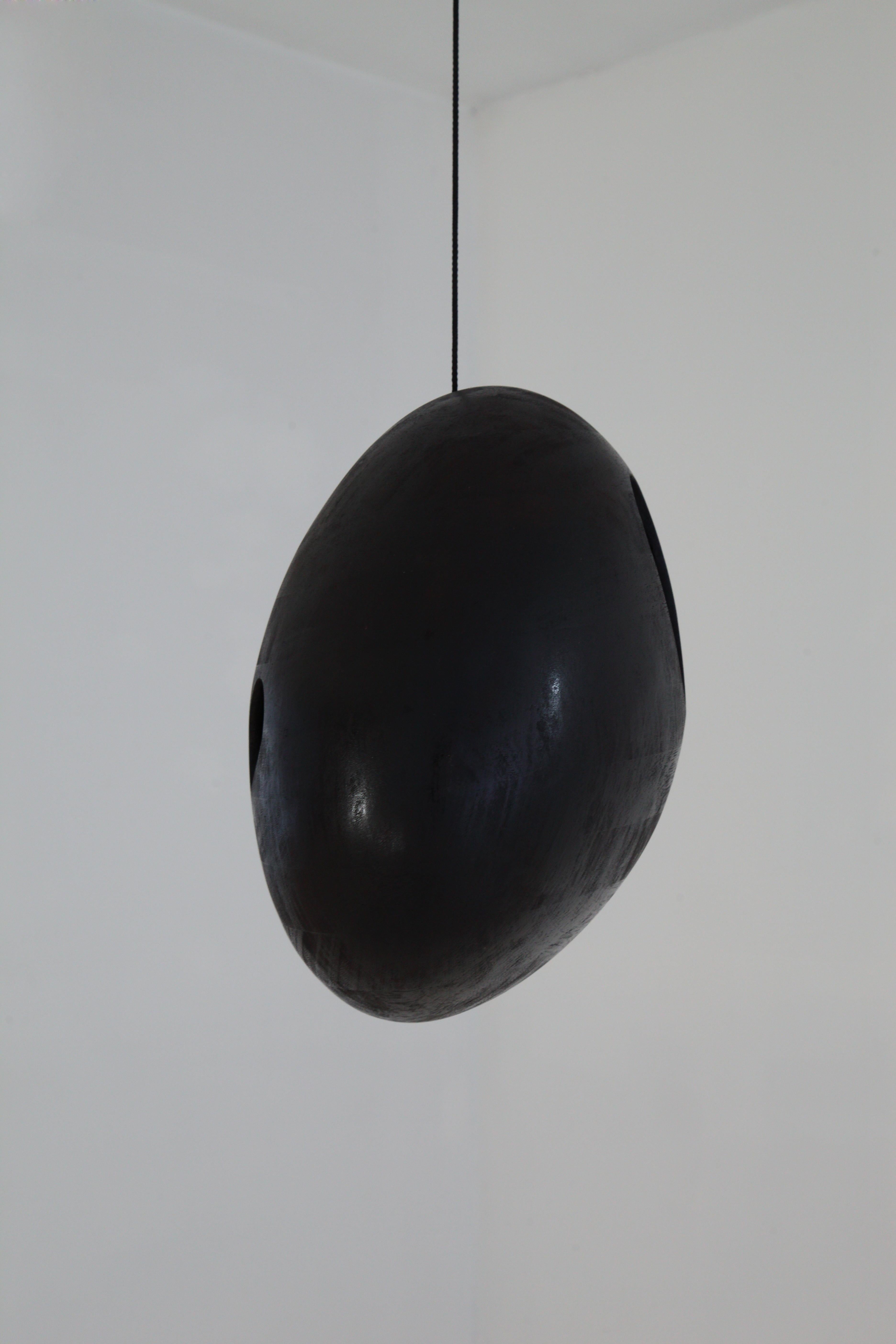 In the trees of our gardens, migrant birds will be looking for a place to recuperate in peace and quiet.

This black ATOM cocoon, closed in upon itself, welcomes finches or robins and all those other little domestic birds, who will appreciate its