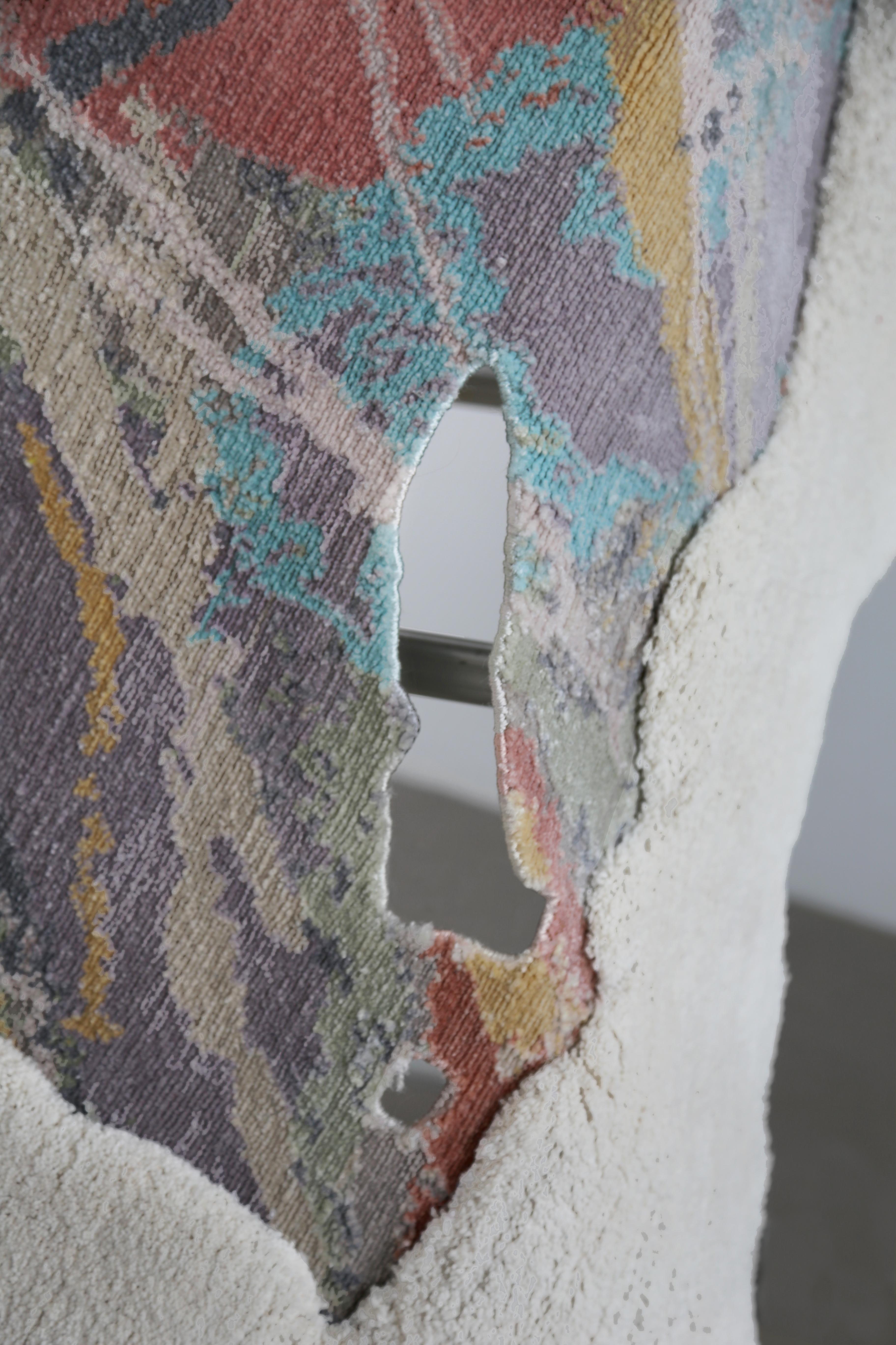 Handgeknüpfter Teppich von Laroque Studio, ATOM4320 (Garn) im Angebot
