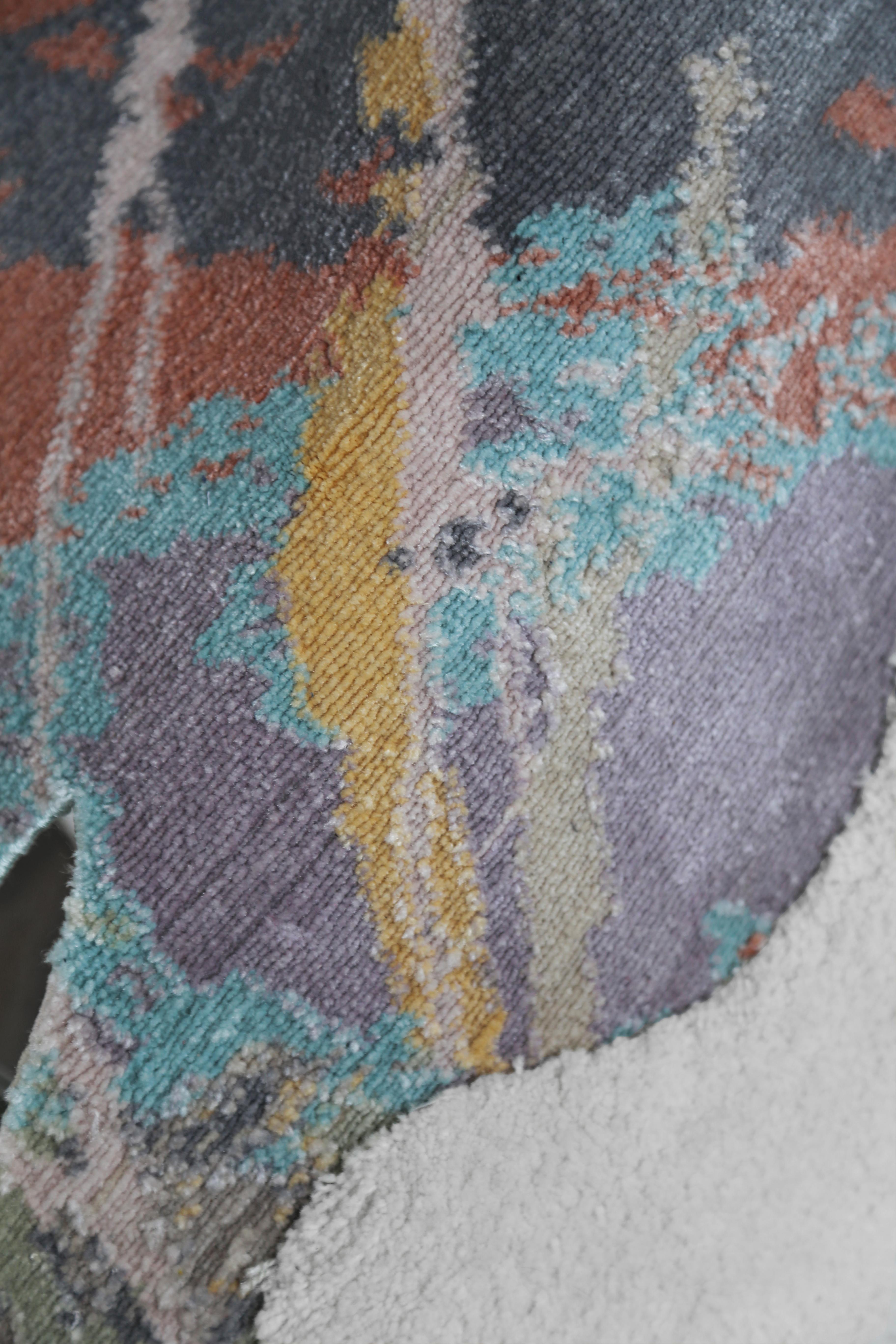 Handgeknüpfter Teppich von Laroque Studio, ATOM4320 im Angebot 1