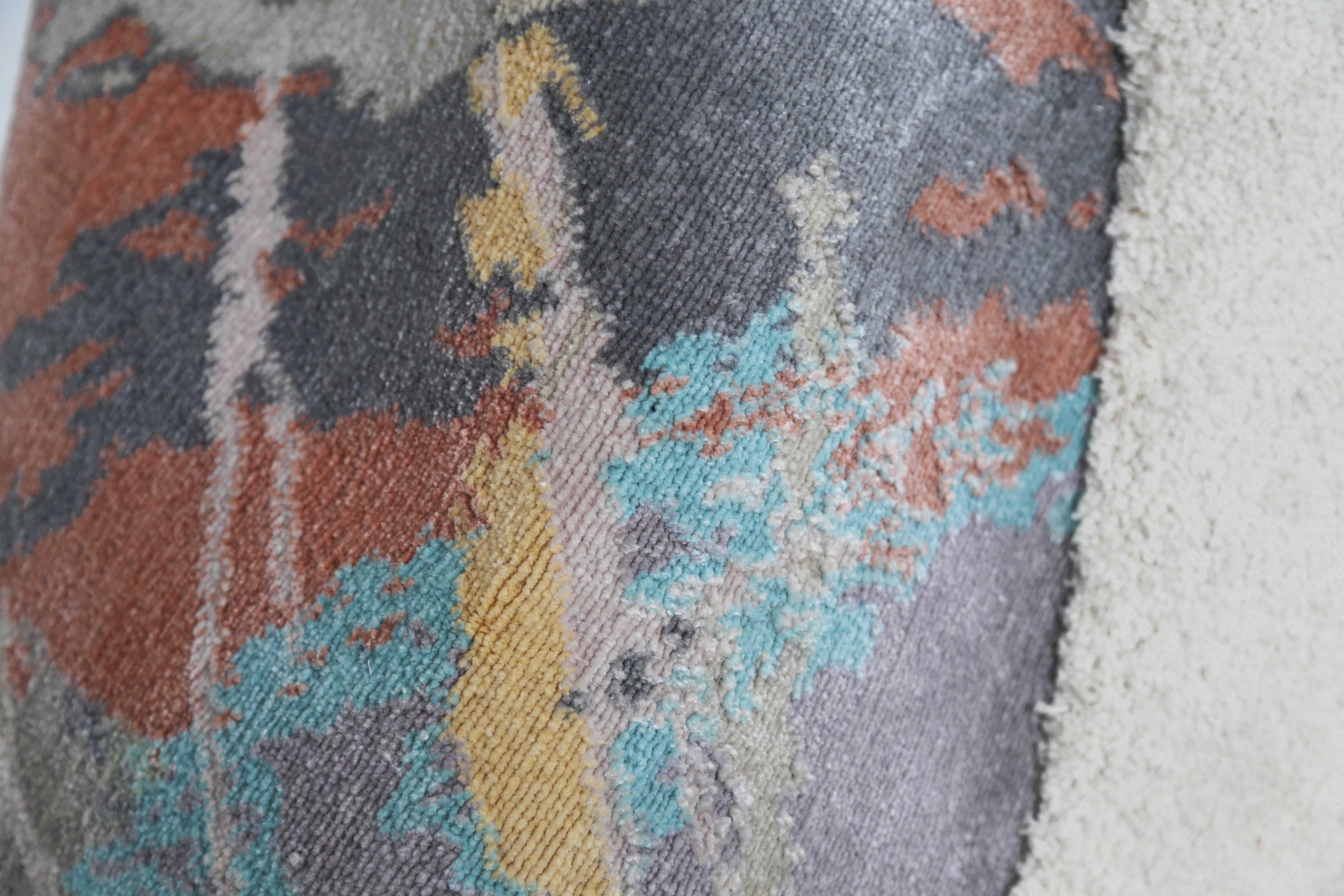Handgeknüpfter Teppich von Laroque Studio, ATOM4320 im Angebot 2