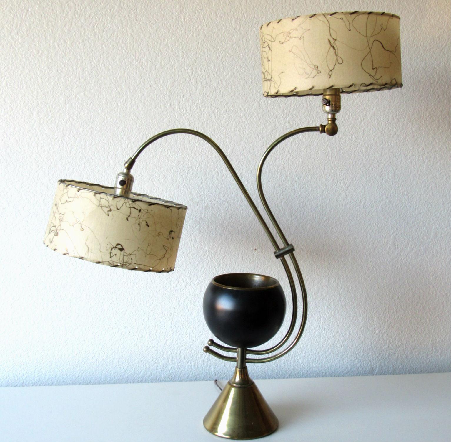 American Atomic Age Adjustable Mid-Century Modern Majestic Lamp 1950s For Sale