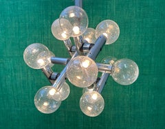 Atomic Age Chandelier by Kalmar Franken KG, Model RS 14 HL, Austria 1970's