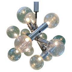 Atomic Age Chandelier by Kalmar Franken KG, Model RS 14 HL, Austria 1970's