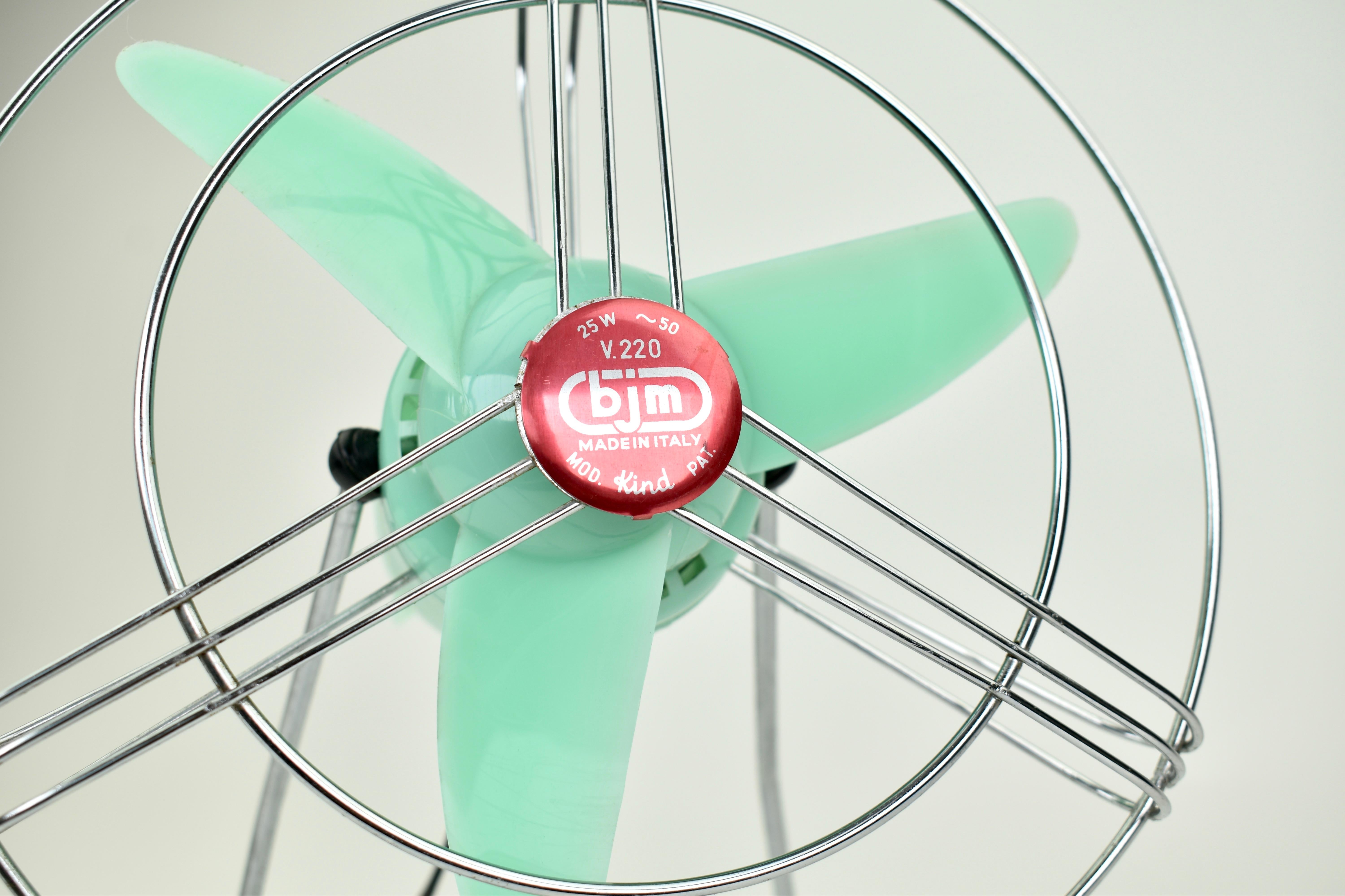 Ventilatore da tavolo italiano Atomic Age Greene & Greene di BJM in vendita 1