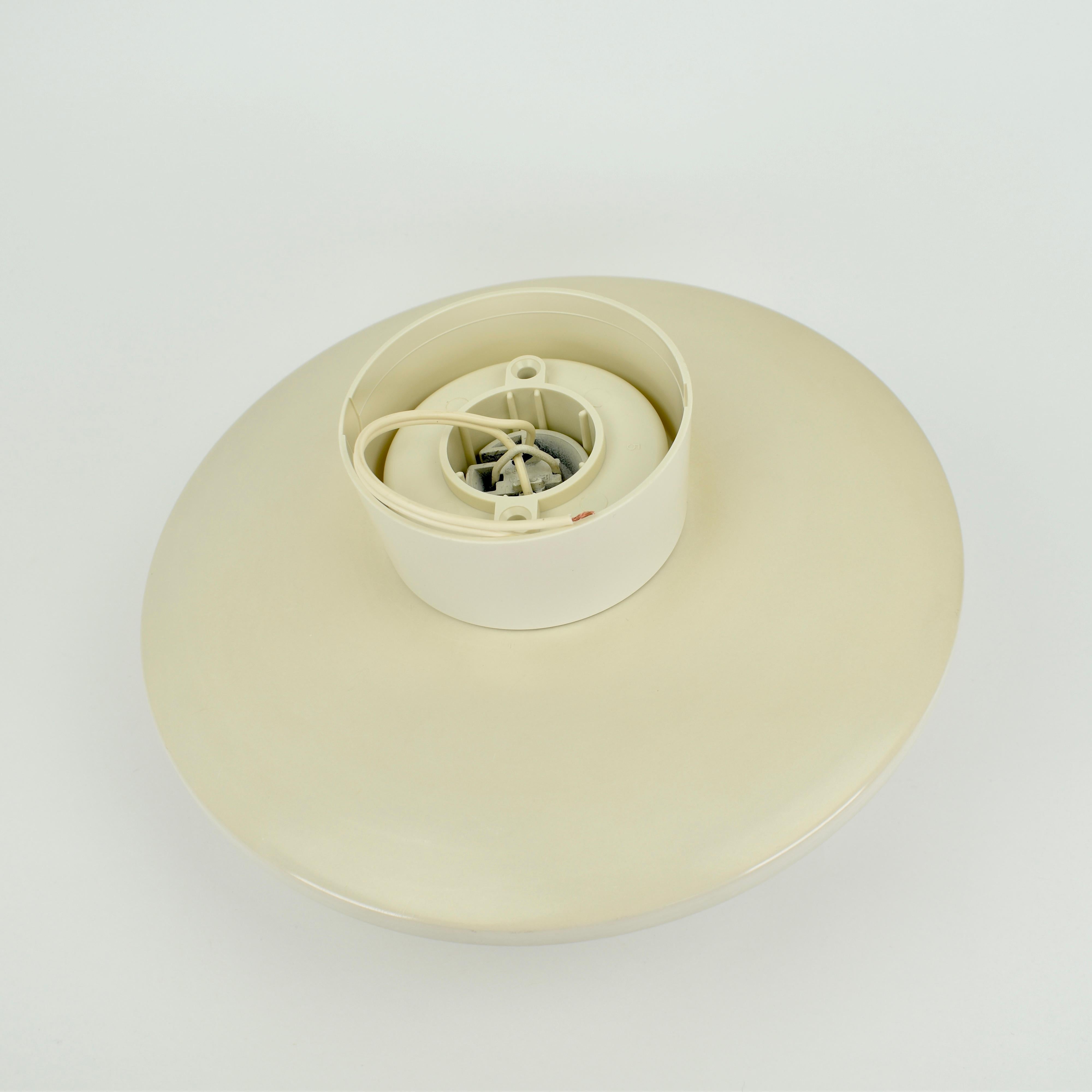 Atomic Age perforated Flush Mount 1950s For Sale 2