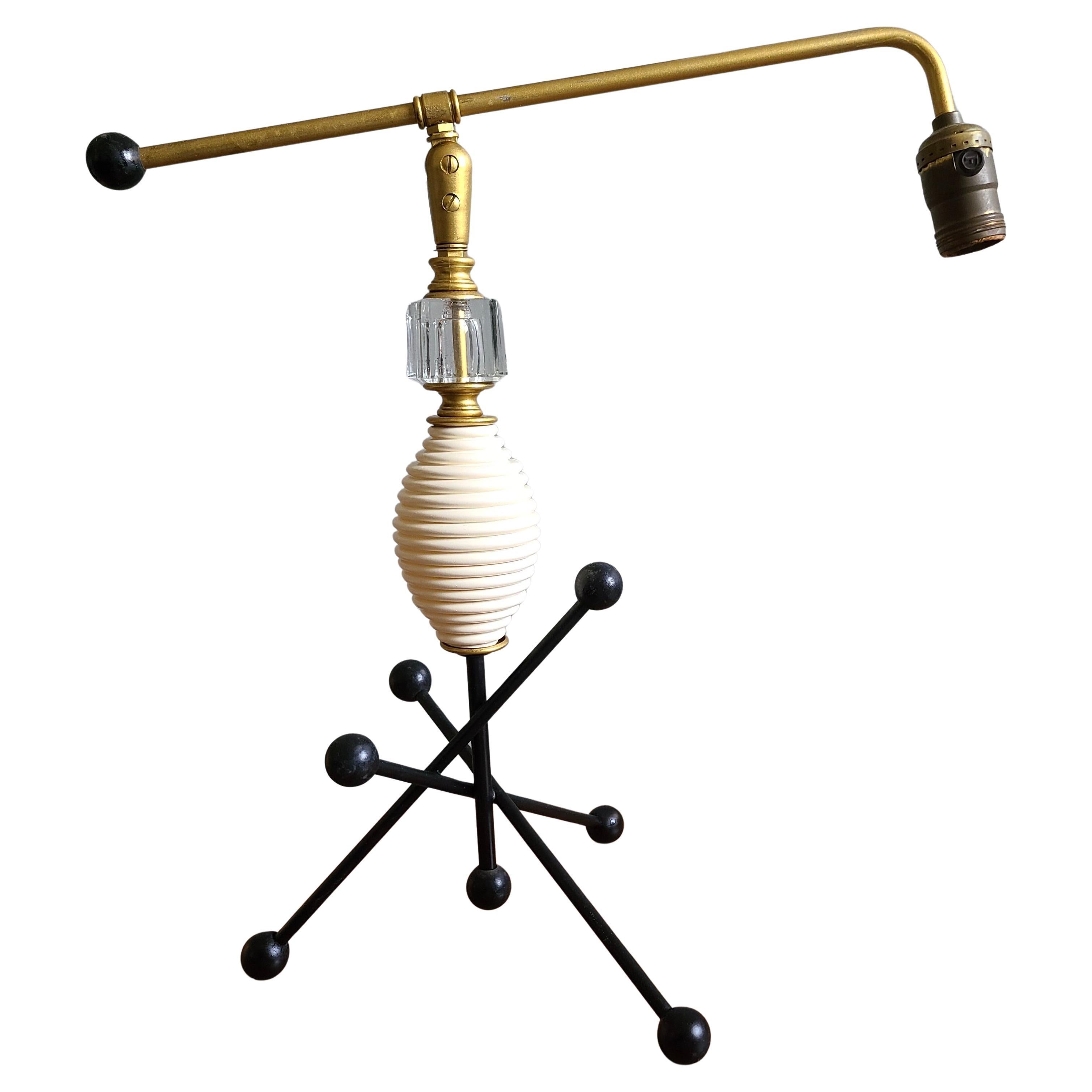 Lámpara ajustable Atomic Ball de Frederic Weinberg Acero en venta