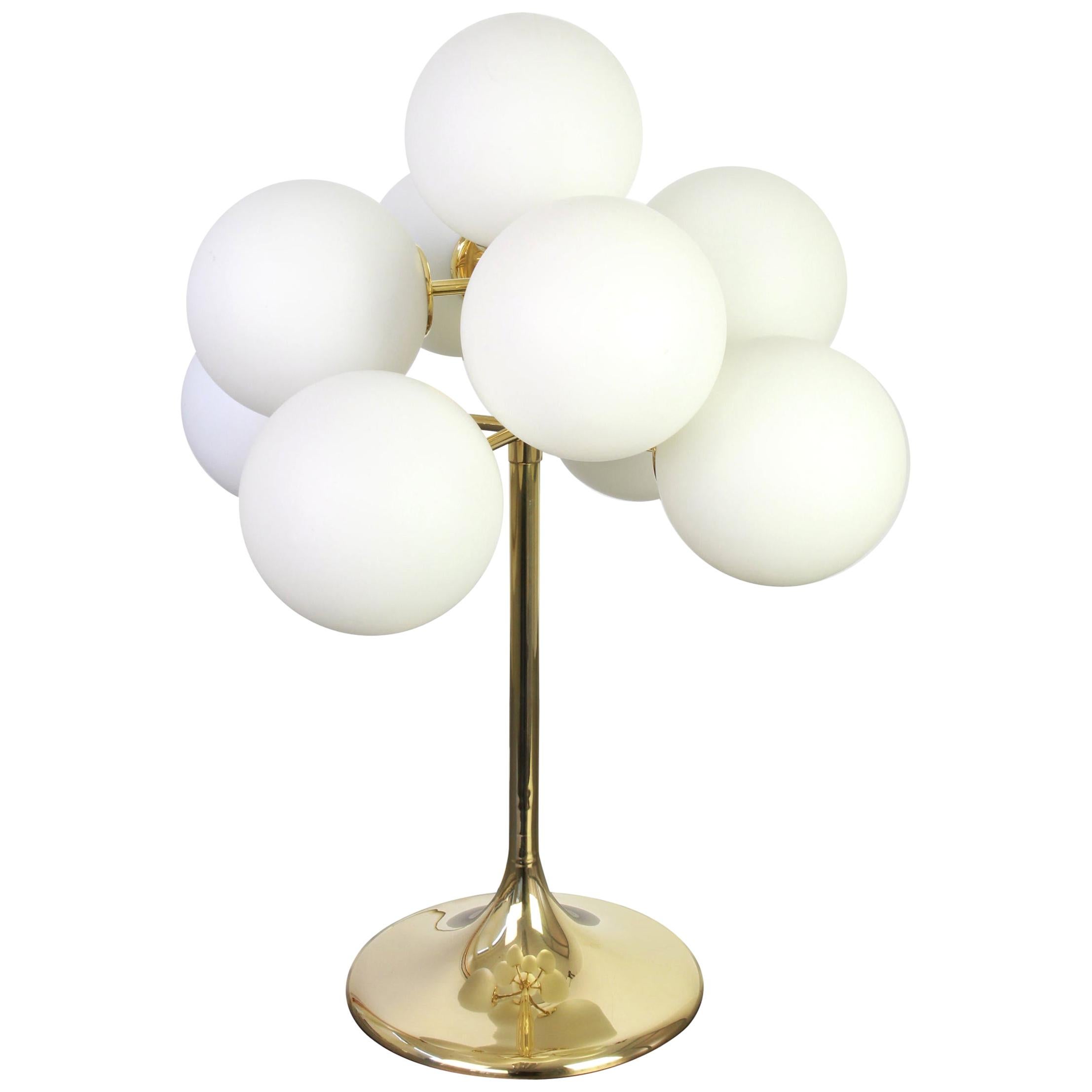 Atomic-Messing-Tischlampe, Schweiz, 1960er Jahre im Angebot