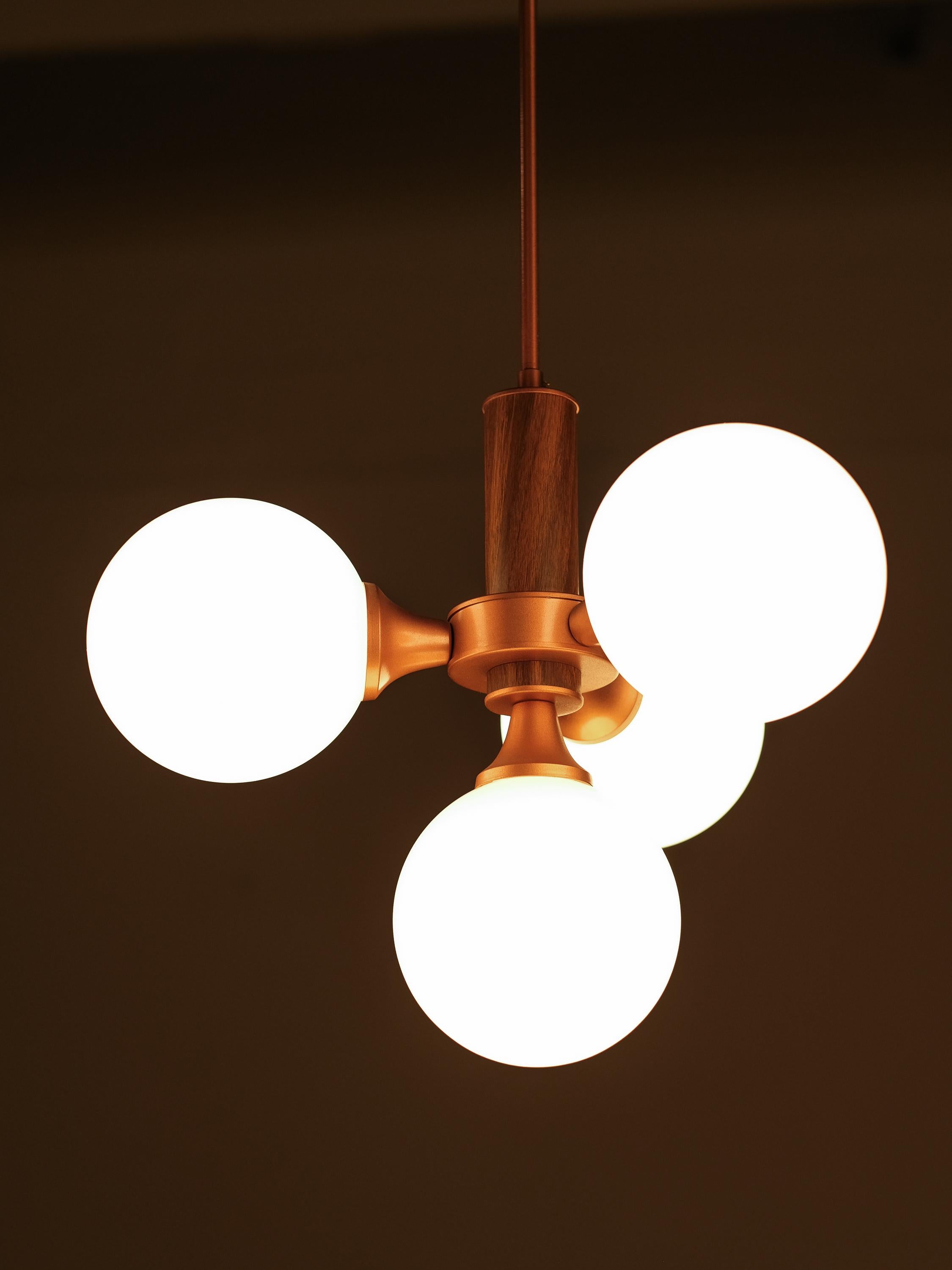 Atomic Ceiling Light Model 2651/4 by Valinte, Finland, 1970s 3