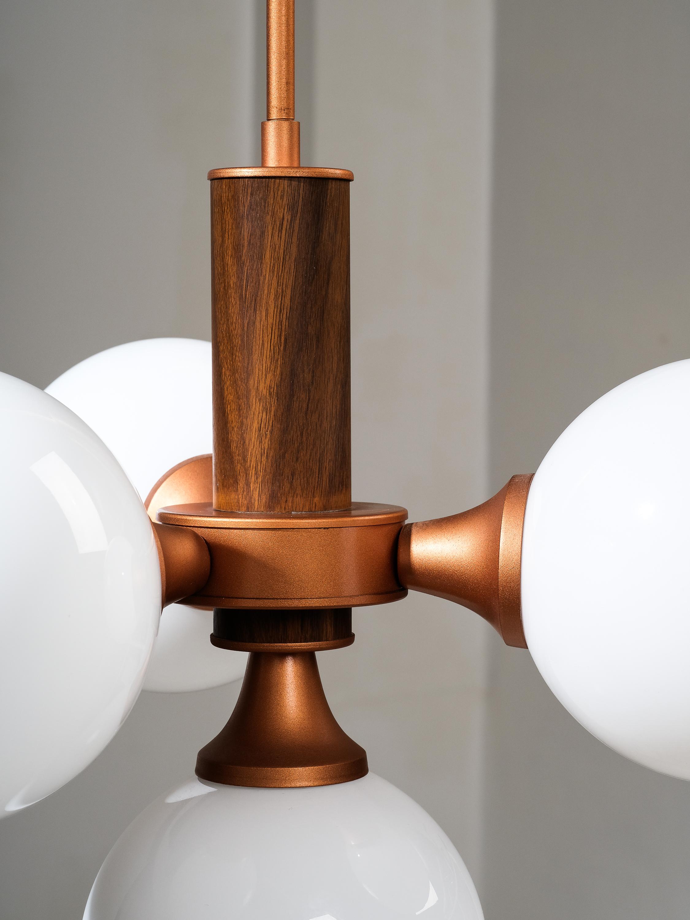 Atomic Ceiling Light Model 2651/4 by Valinte, Finland, 1970s In Good Condition In Karis, Nyland