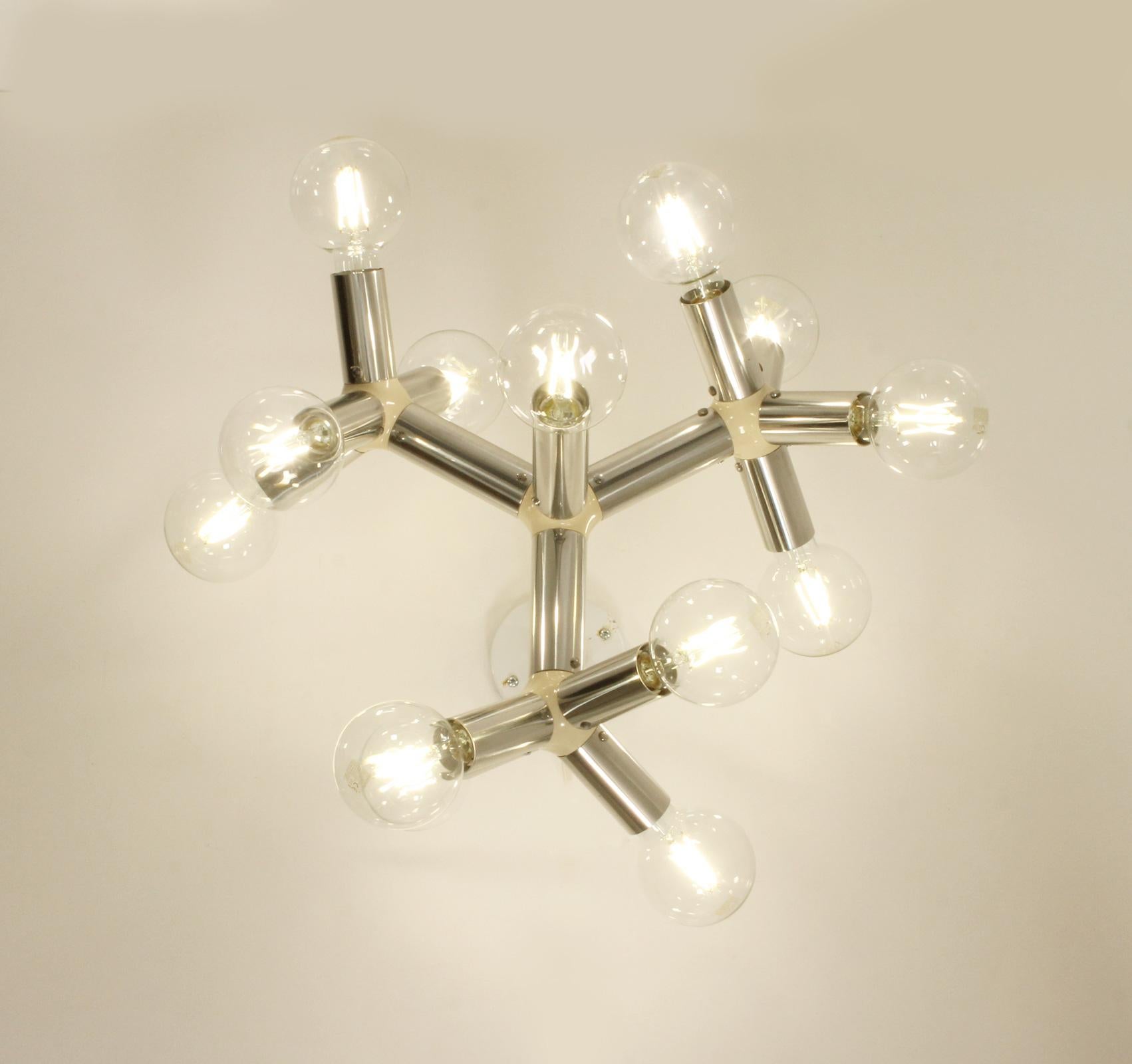 Lámpara Atomic de Trix and Robert Haussmann para Swiss Lamps International en venta 8