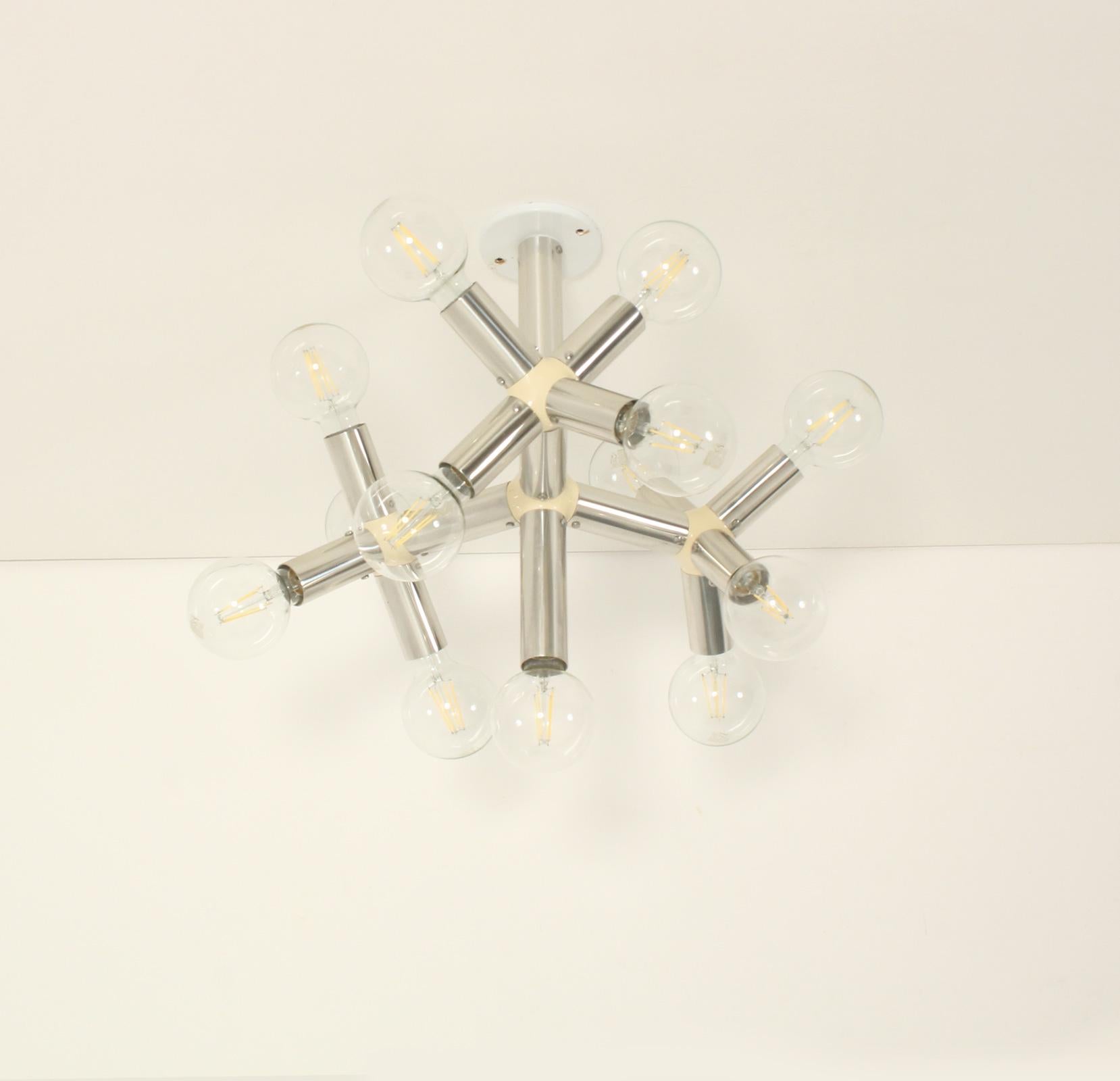 Lámpara Atomic de Trix and Robert Haussmann para Swiss Lamps International Moderno de mediados de siglo en venta