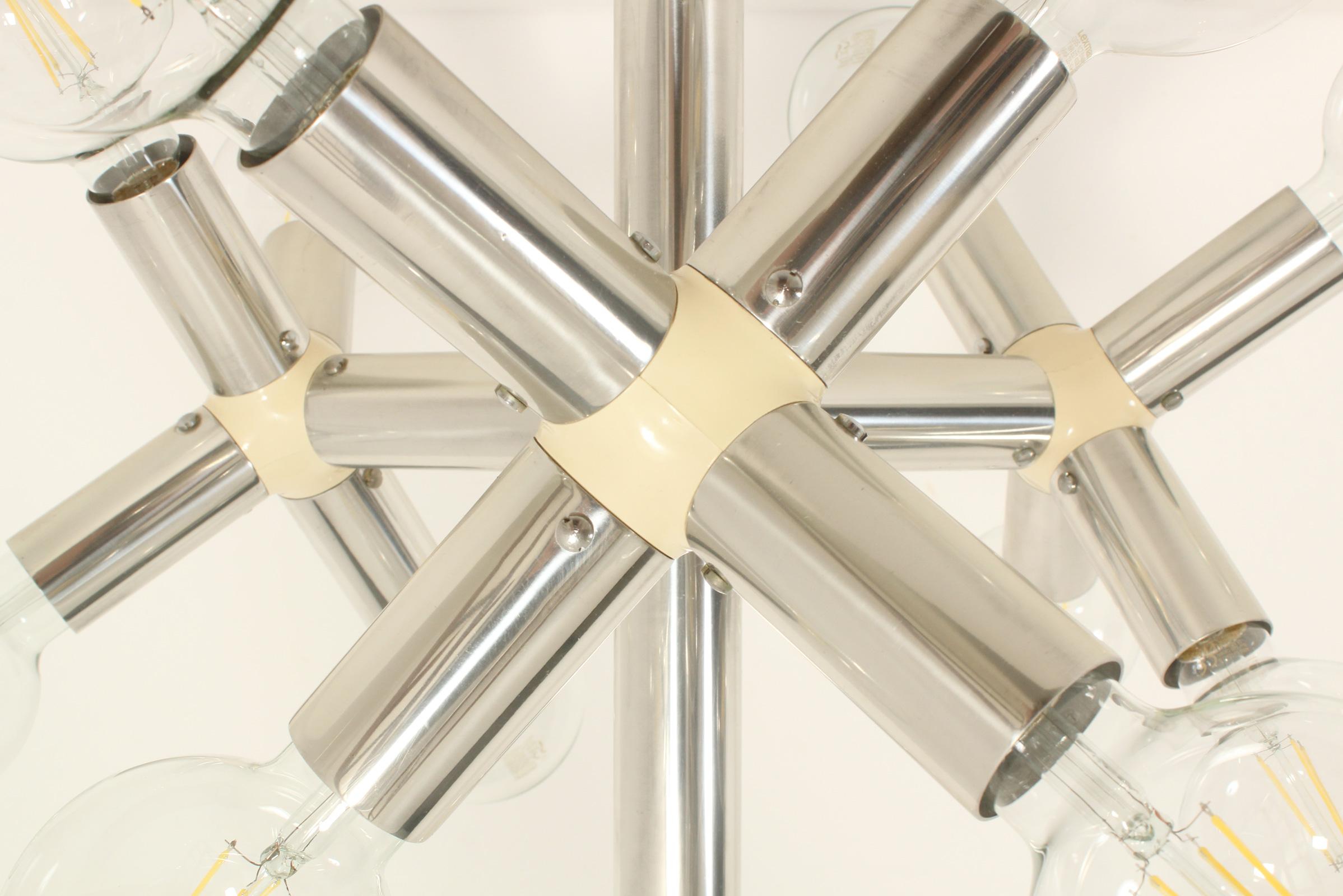 Lámpara Atomic de Trix and Robert Haussmann para Swiss Lamps International Metal en venta