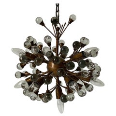 Atomic Chandelier by Vereinigte Werkstätten München, 1950s, Germany
