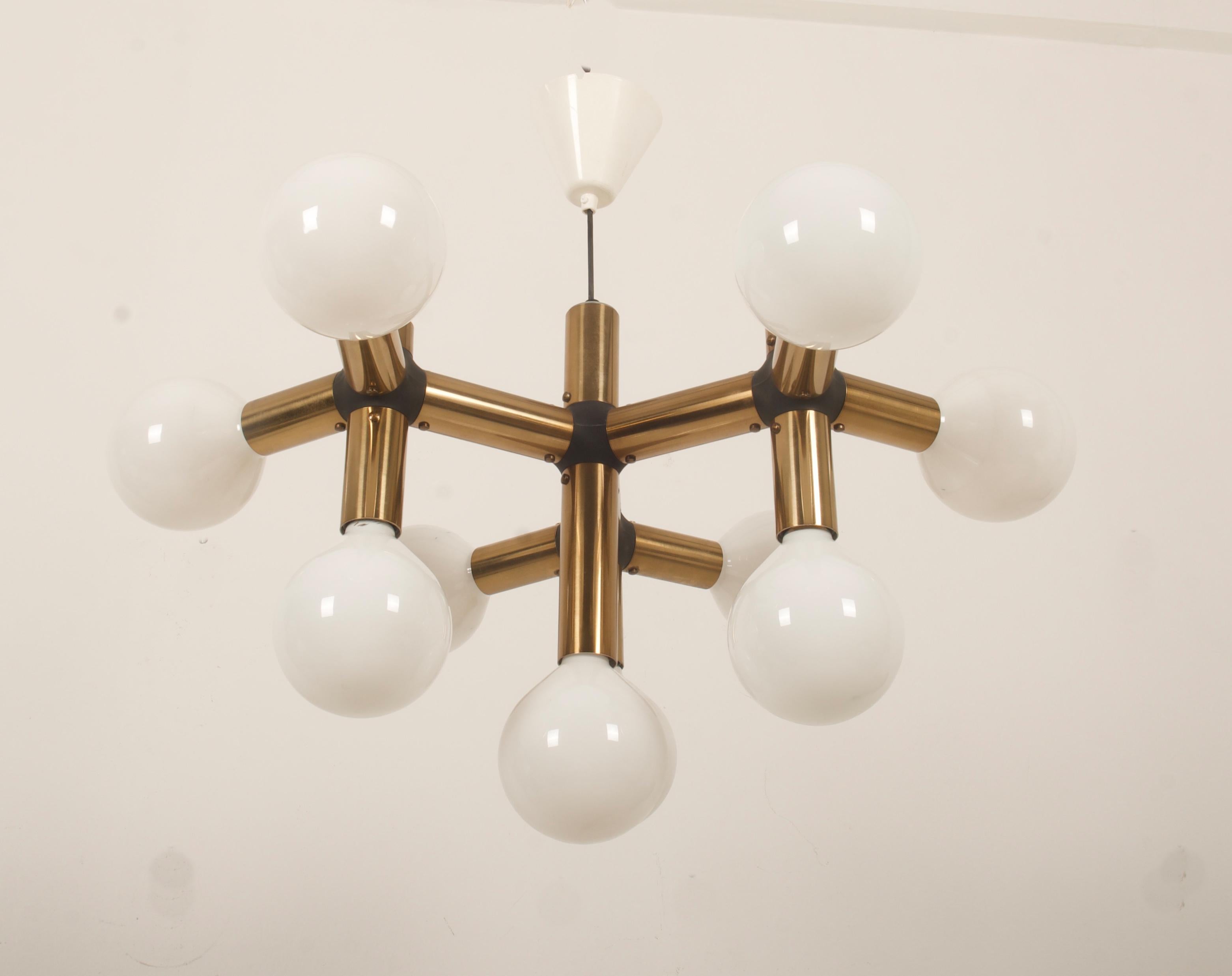 Atomic Chnadelier by Trix & Robert Haussmann For Swiss Lamp International For Sale 5
