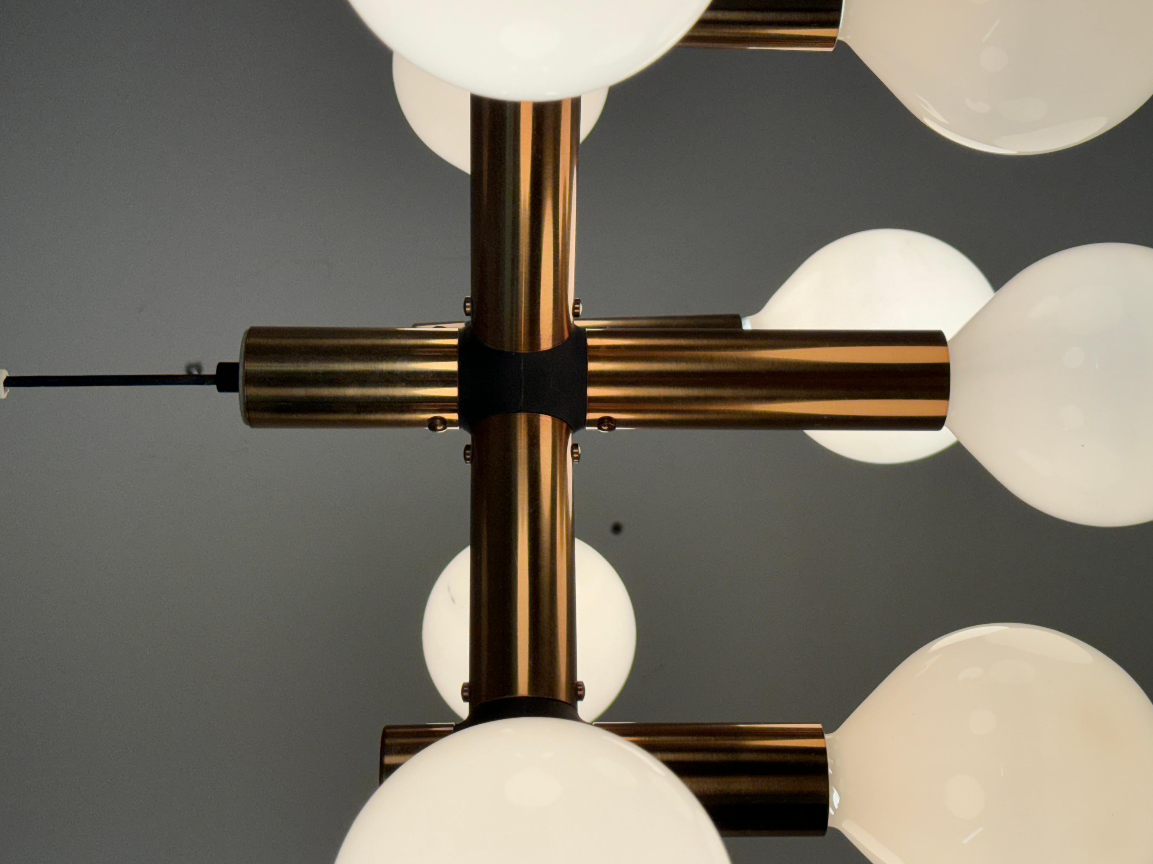 Atomic Chnadelier von Trix & Robert Haussmann für Swiss Lamp International im Angebot 9