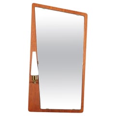 Atomic Danish Wall Mirror With Built in Light