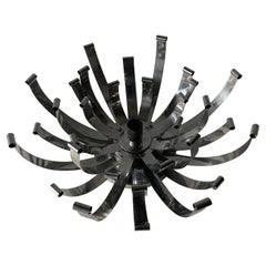 Atomic Design Large Flush Mount Light by Reggiani, 1970s, Italy