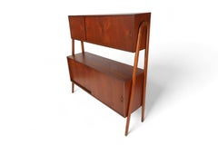 Atomic Double Tiered High Sideboard in Teak