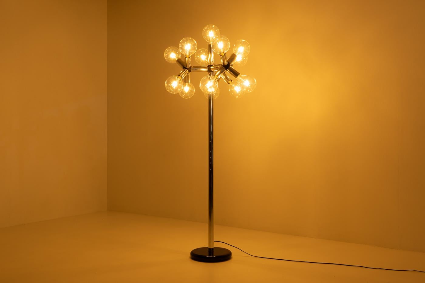 Lampadaire atomique de Haussmann pour Swisslamps International, années 1980 en vente 3