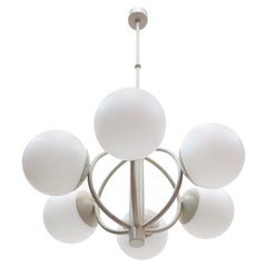 Vintage Gorgeous 1970s Mid-Century Modernist Chandelier by Kaiser Leuchten