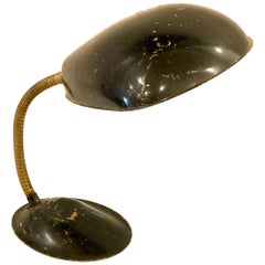 Atomic Industrial Age Gooseneck Cobra style Desk Lamp