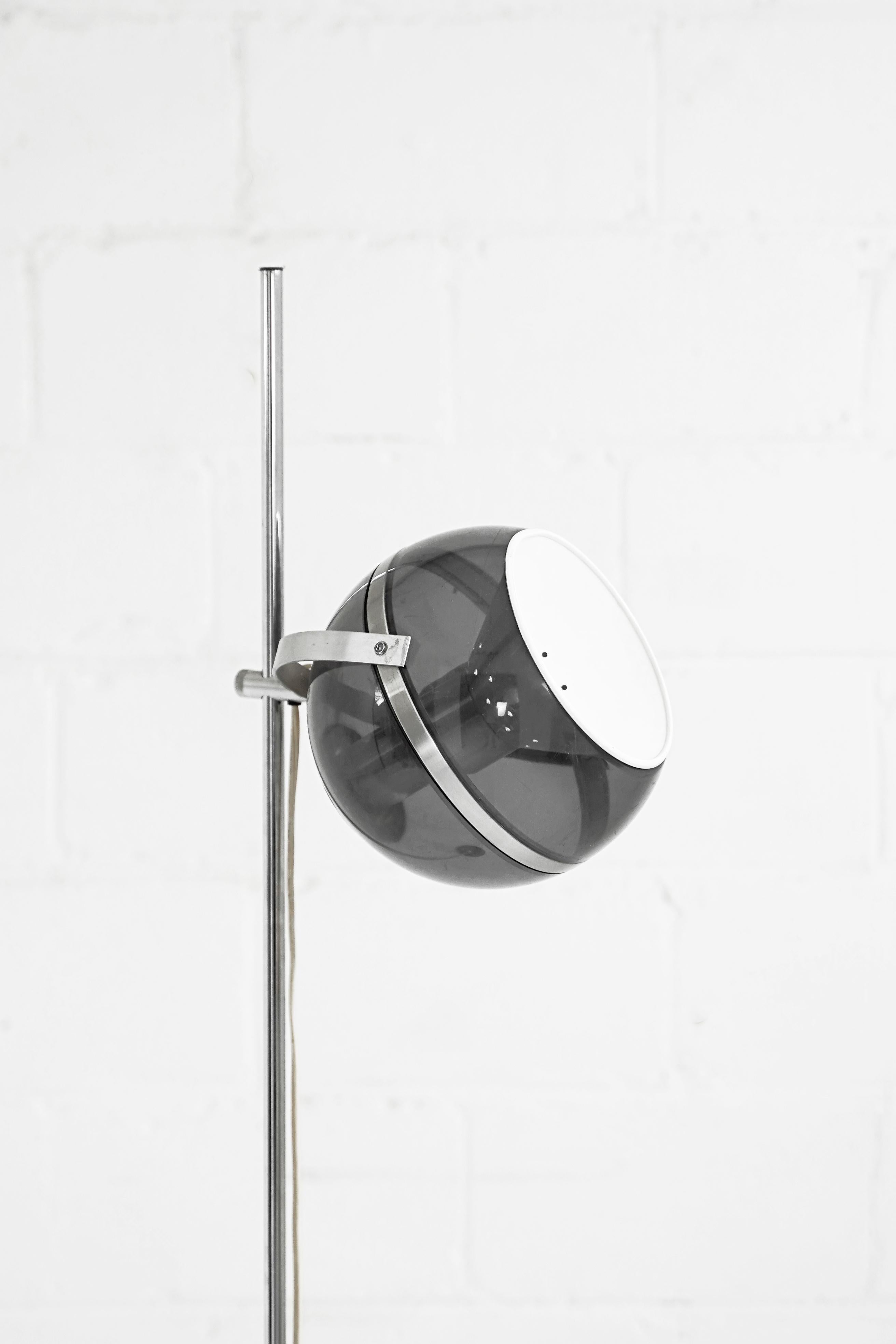 Mid-Century Modern Atomic Lucite Eyeball Floor Lamp for Dijkstra