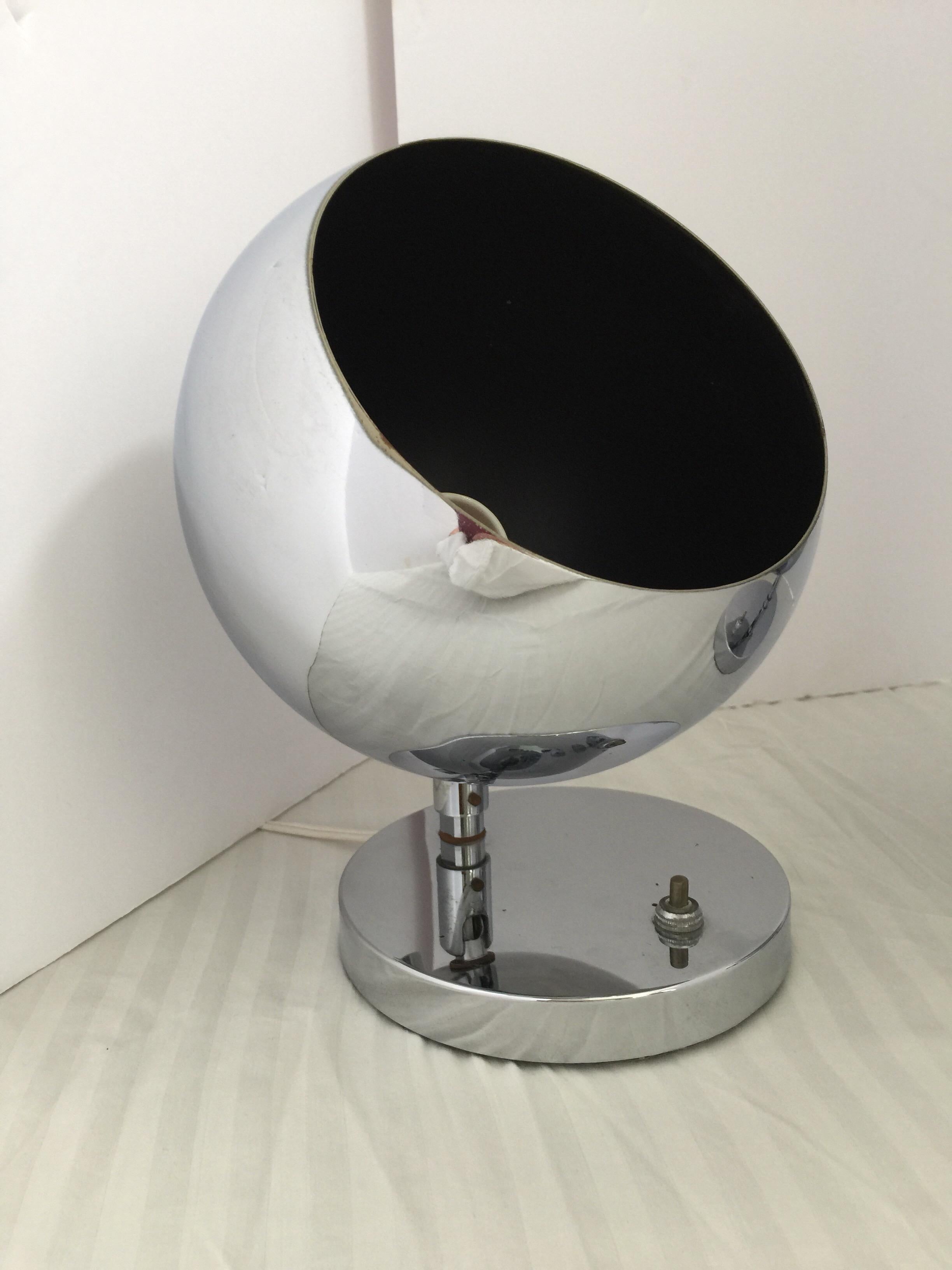 Atomic Mid-Century Modern Articulating Eyeball Spot Lamps by OMI Koch & Lowy 1