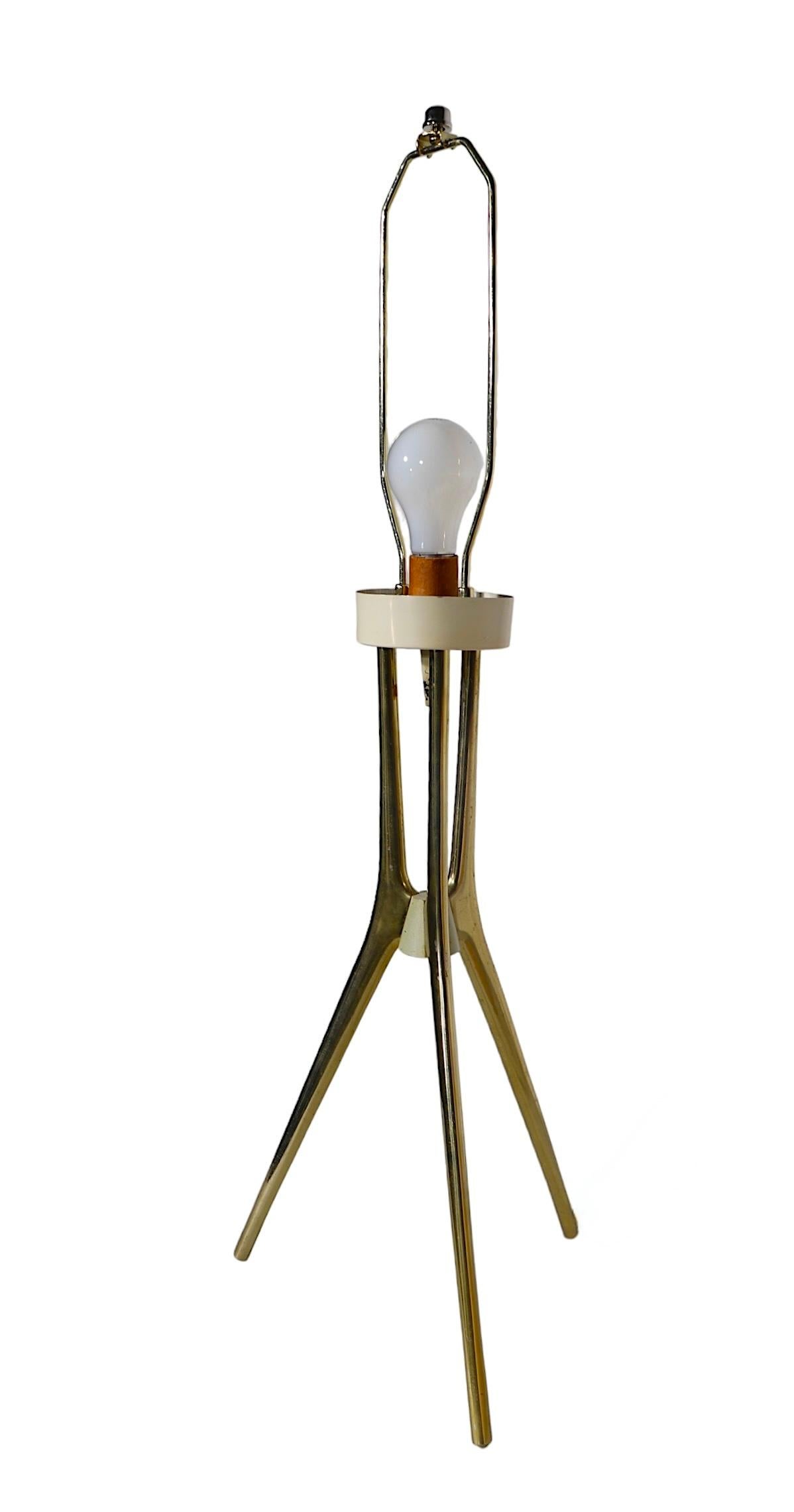 Lampe de table atomique mi-siècle par Lightolier att. à Thurston vers les années 1950/60 en vente 5